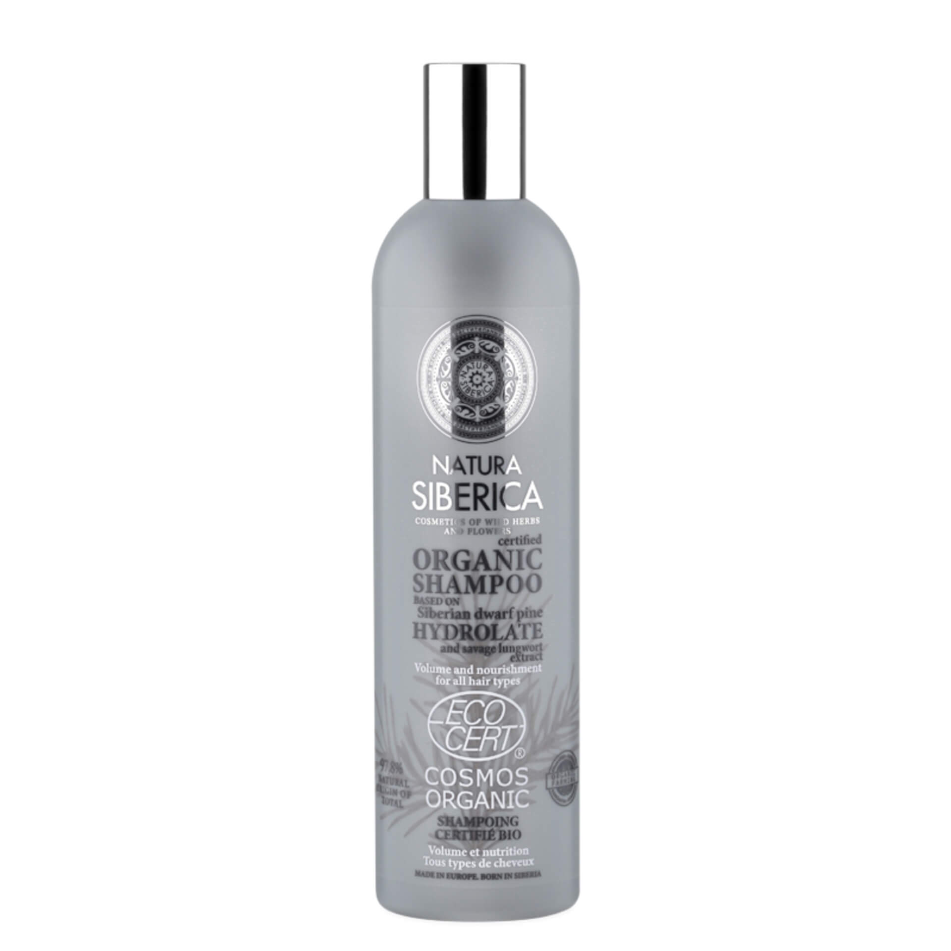 Natura siberica Šampón pre všetky typy vlasov Objem a výživa 400 ml