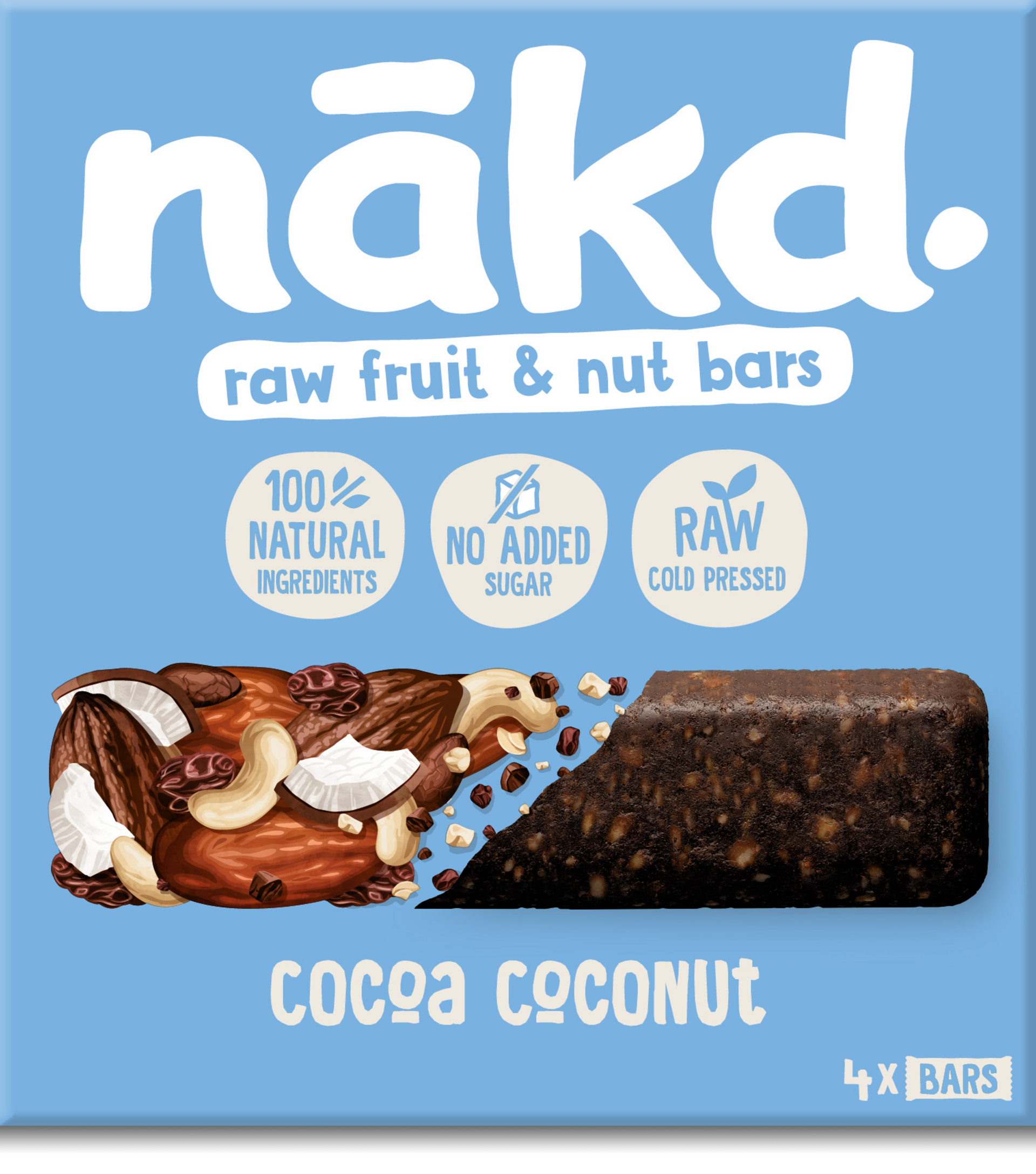 E-shop Nakd Cocoa Coconut 4 x 35 g