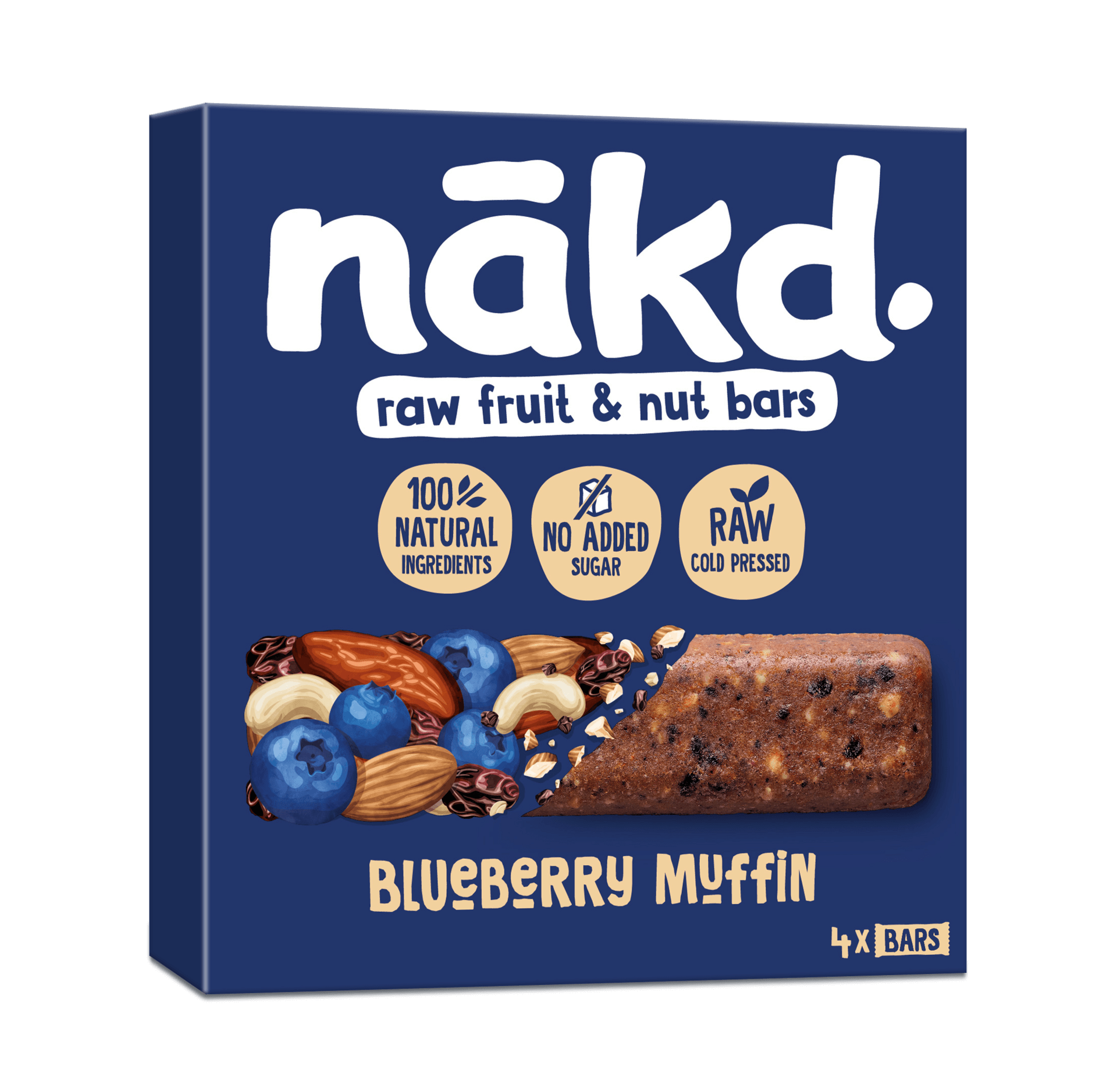 E-shop Nakd Blueberry muffin 4 x 35 g