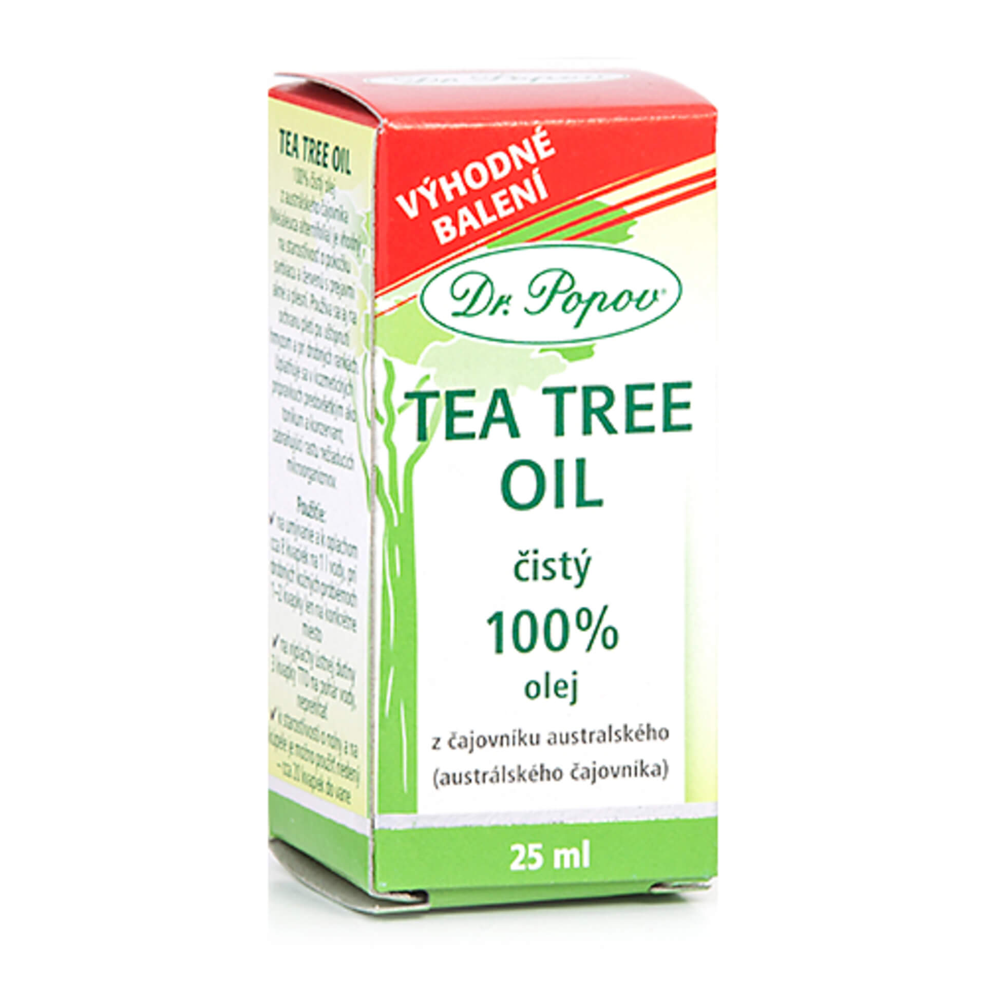 E-shop Dr. Popov Tea tree oil 100% 25 ml