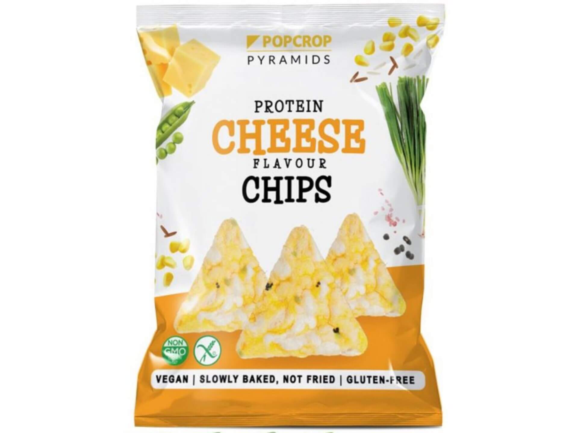 E-shop Popcrop Proteínové chipsy so syrovo-cibuľovou príchuťou 60 g