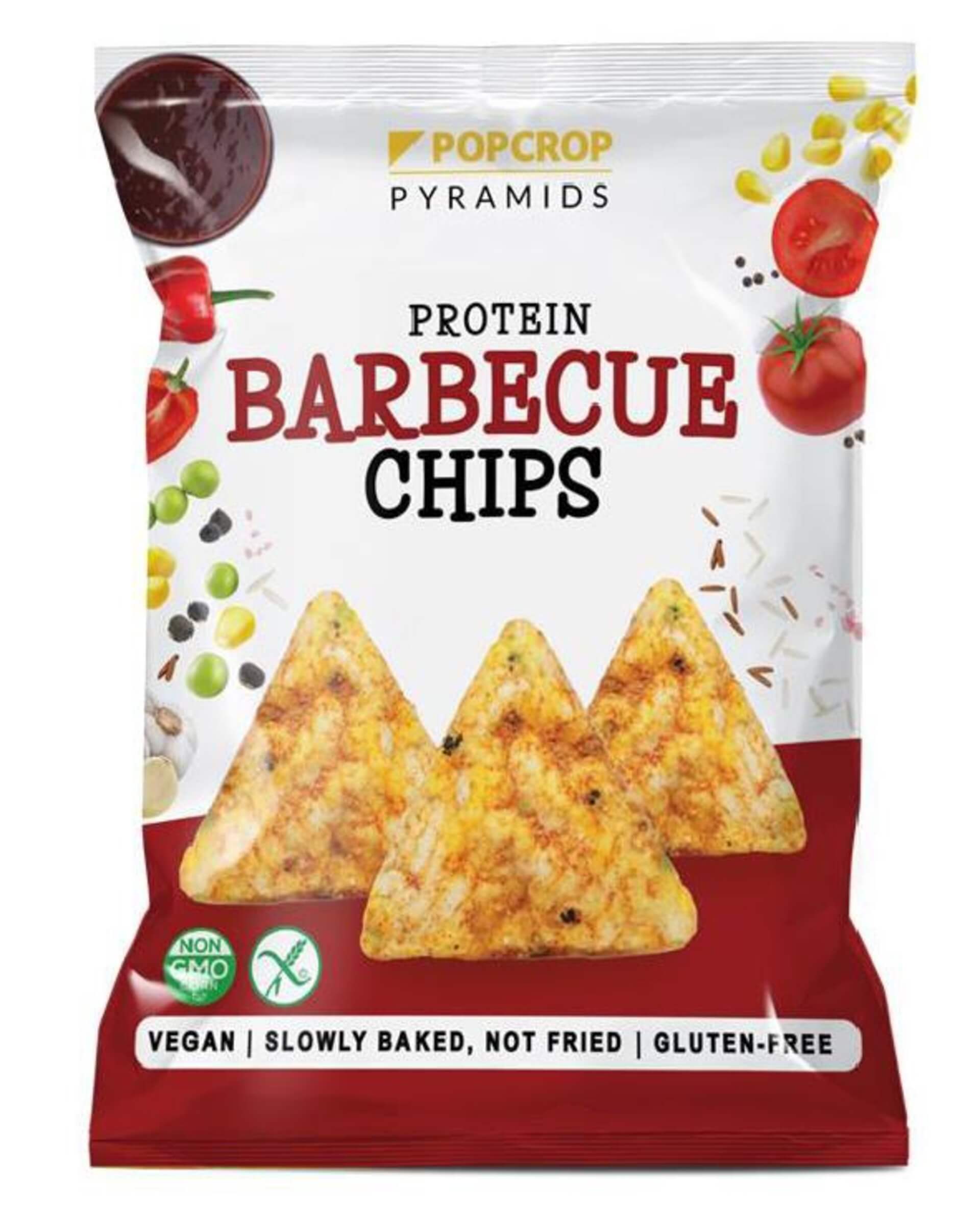 E-shop Popcrop Proteínové Chipsy s barbecue príchuťou 60 g