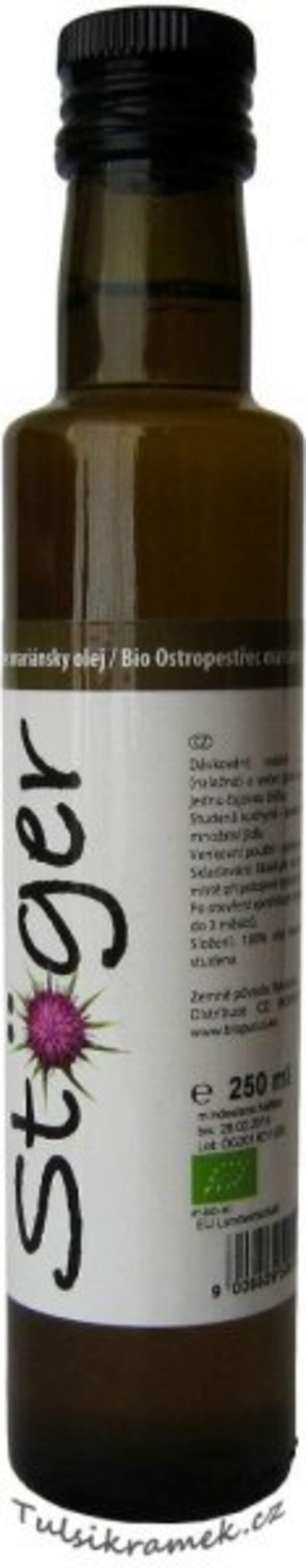 E-shop Biopurus Stöger - Pestrec olej (bodliakový) BIO 250 ml