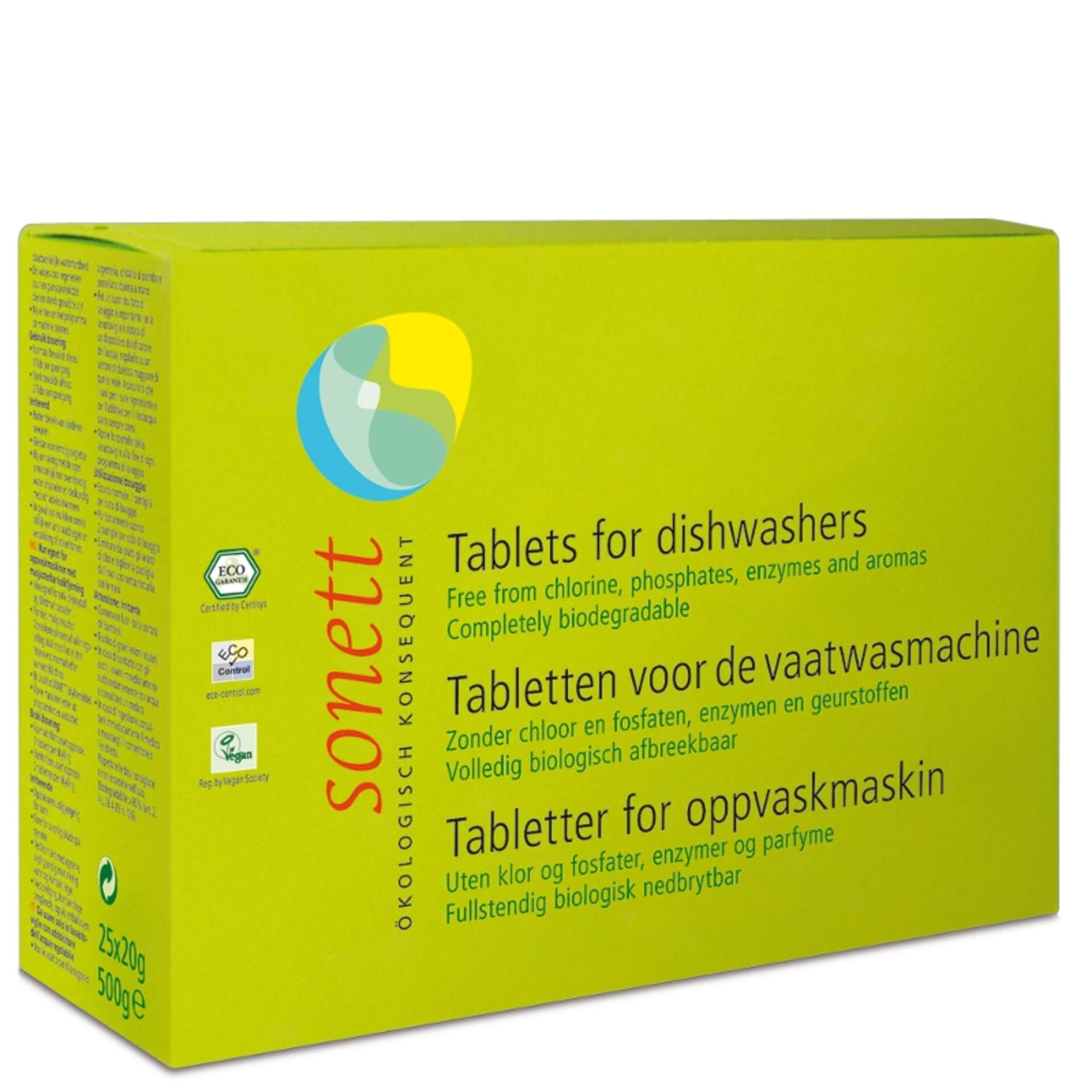 Značka SONETT - Tablety do umývačky riadu Sonett Objem: 25 ks / 1 balenie