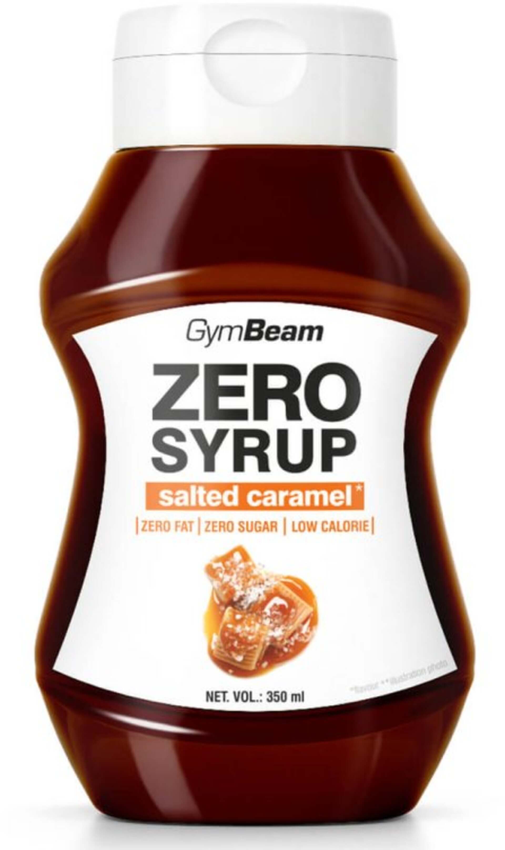 E-shop GymBeam ZERO sirup slaný karamel 350 ml