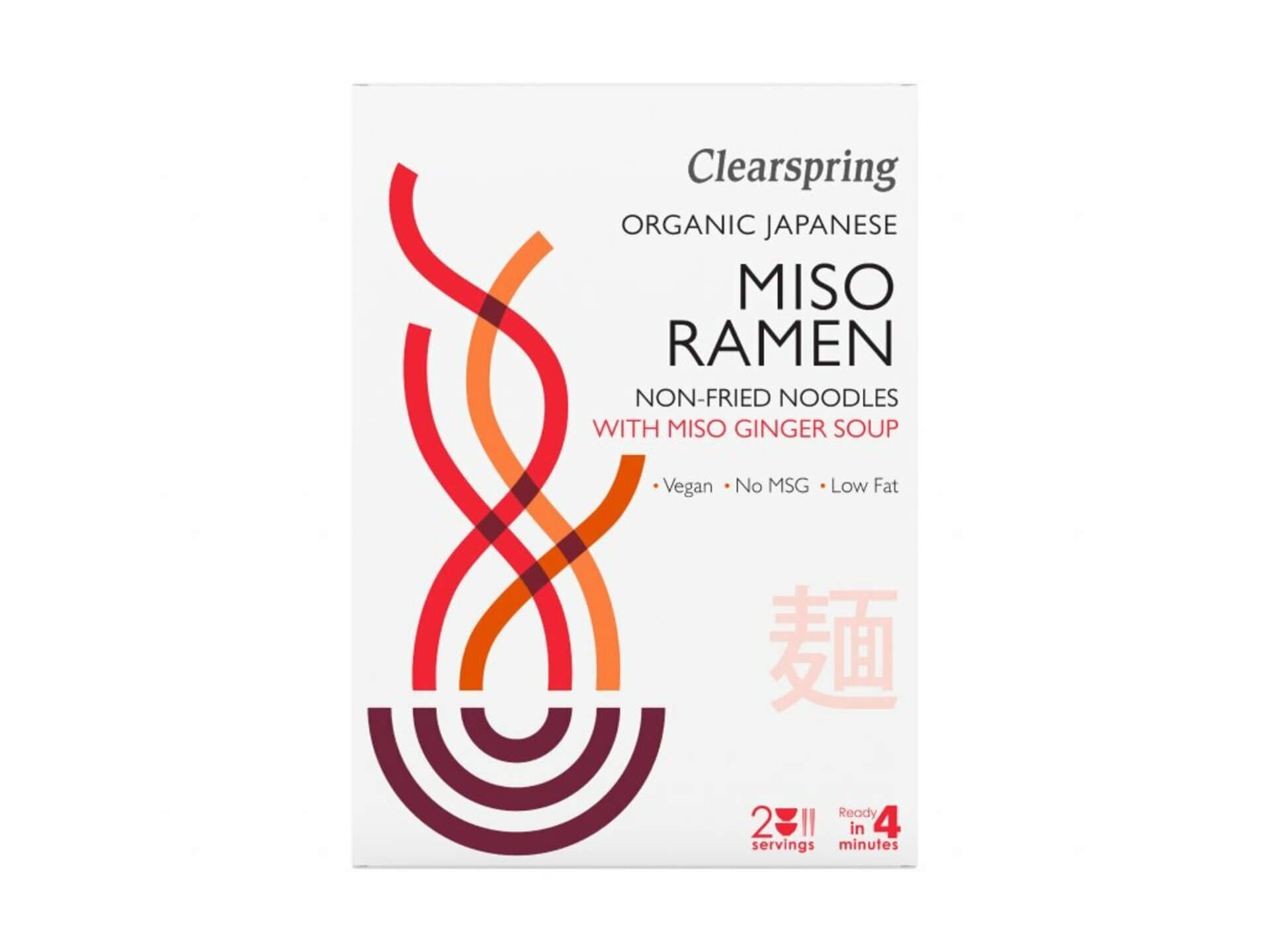 E-shop Clearspring Miso Ramen japonská rezancová polievka so zázvorom BIO 2 x 105 g