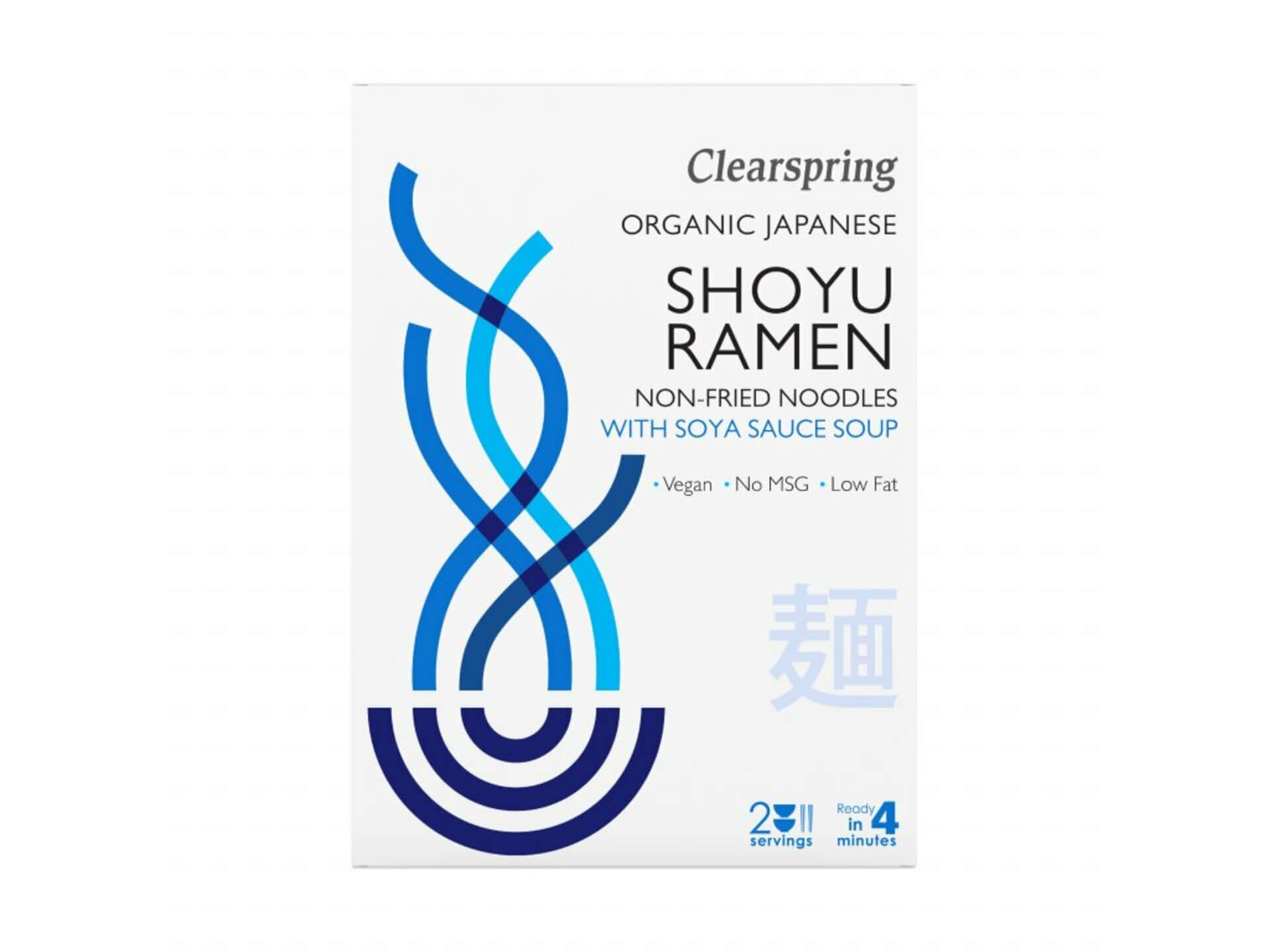Clearspring Shoyu Ramien japonská rezancová polievka so sójovou omáčkou BIO 2 x 105 g