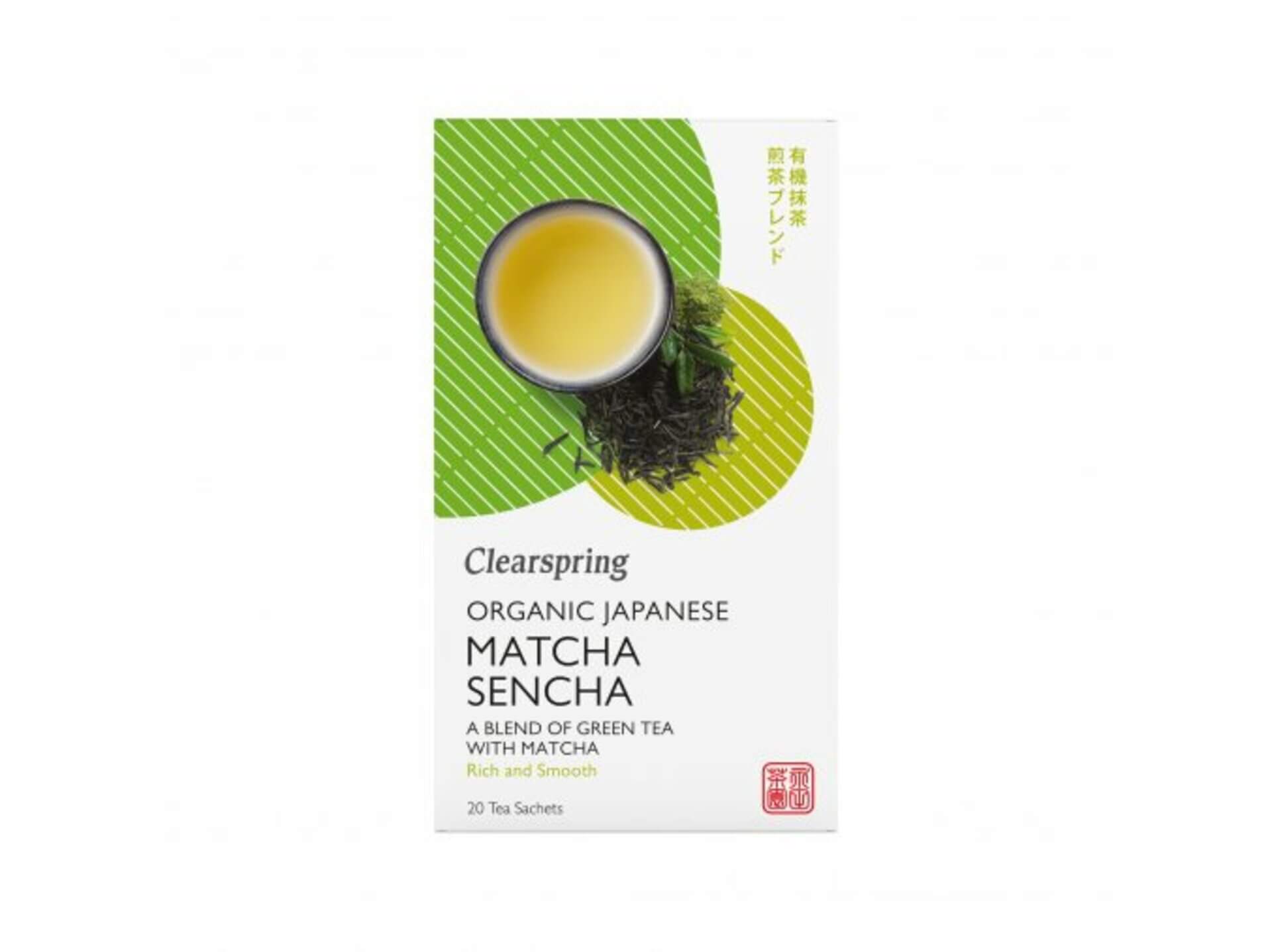 E-shop Clearspring Japonský zelený čaj Sencha a Matcha BIO 20 vrecúšok