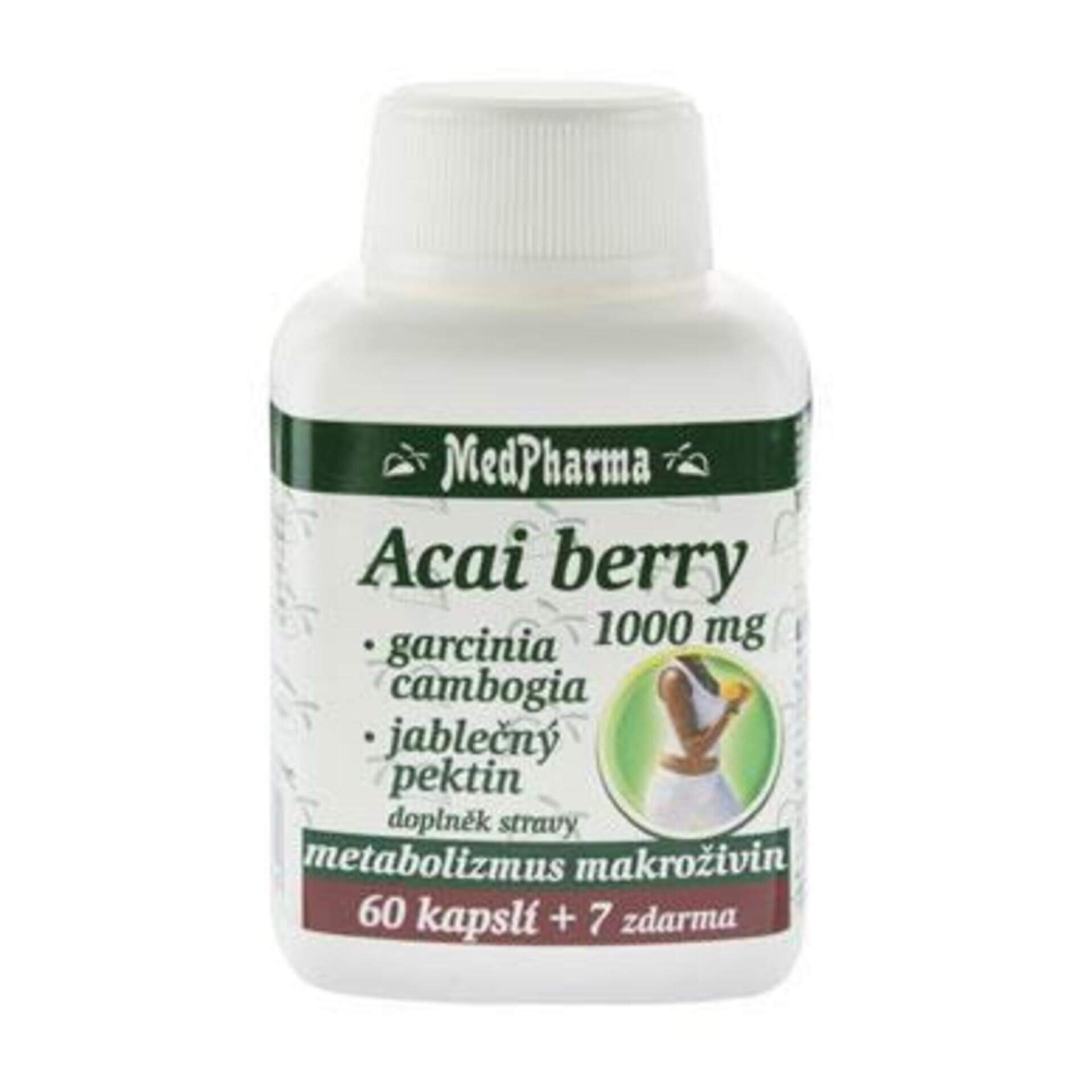 E-shop MedPharma Acai berry 250 mg + garcinia cambogia + pektín 67 tab