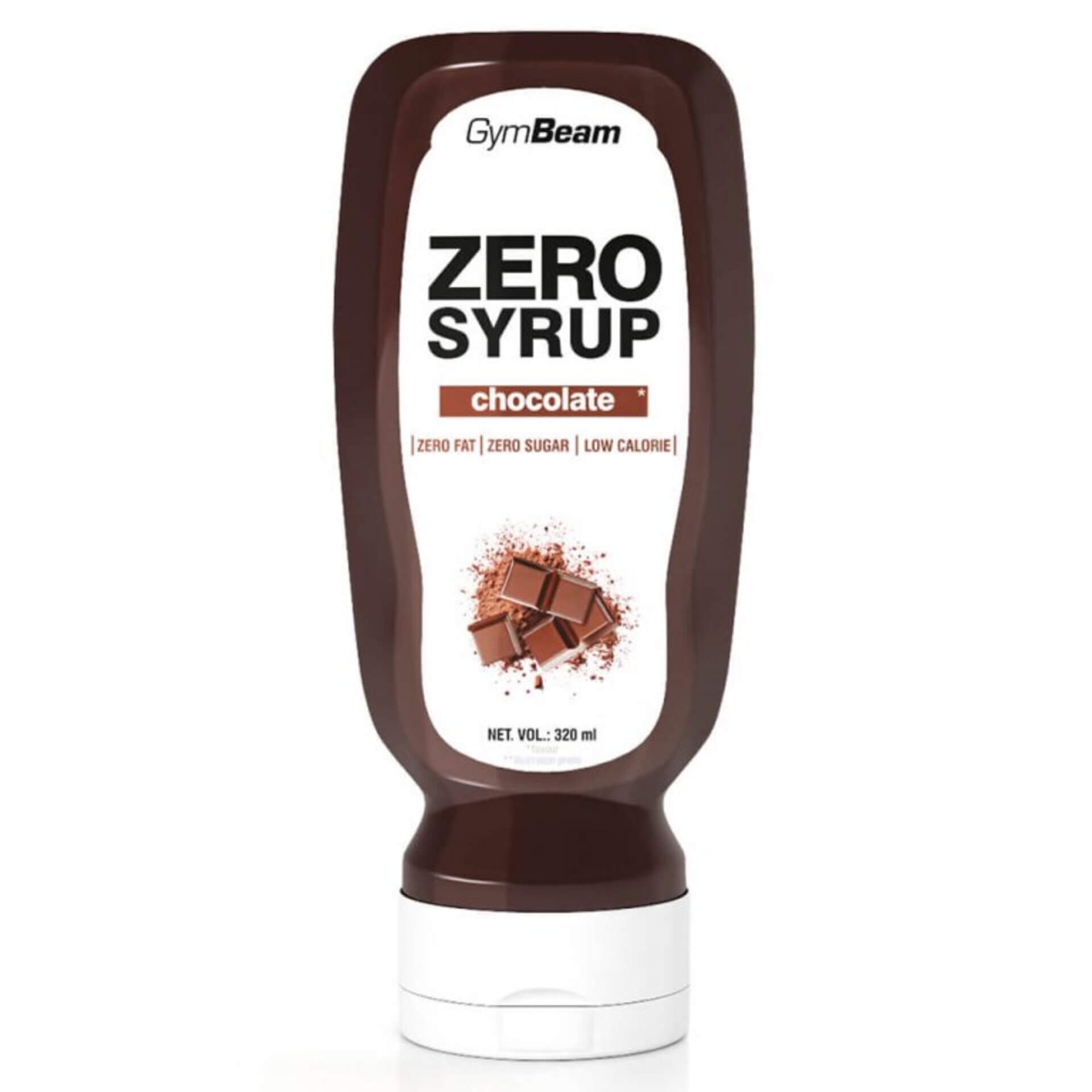 E-shop GymBeam ZERO sirup čokoláda 320 ml