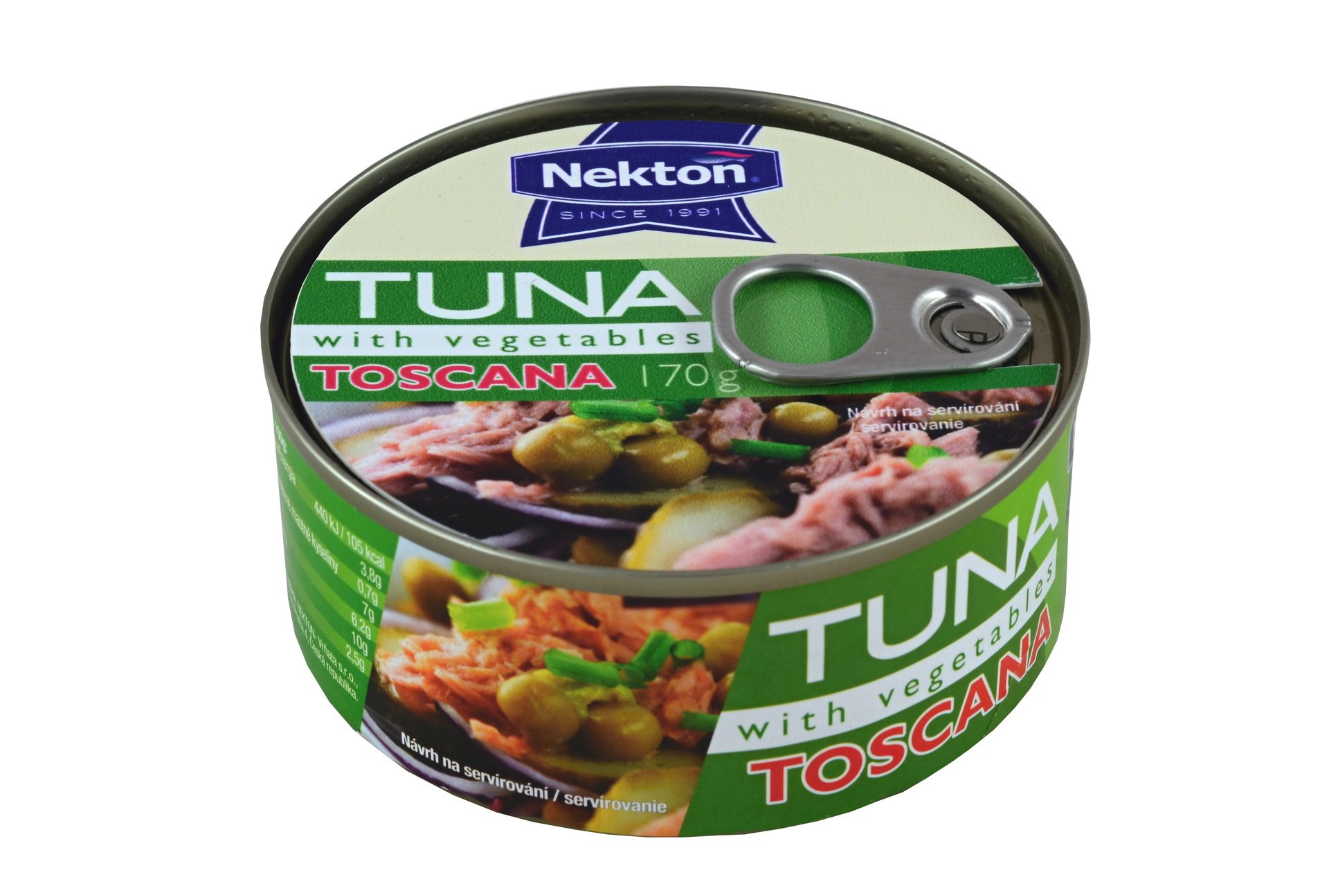 E-shop Nekton Tuniak kúsky so zeleninou TOSCANA 170 g