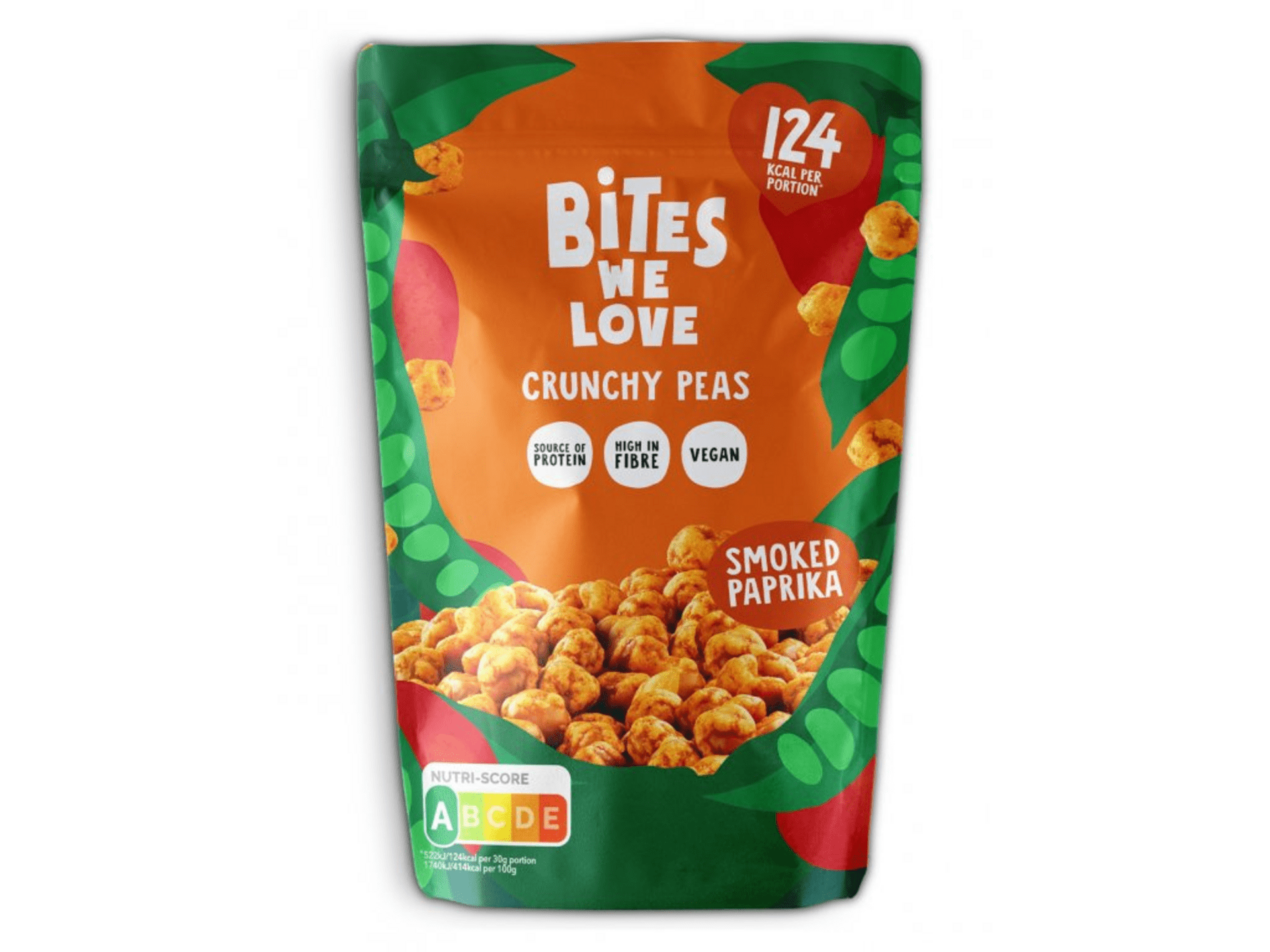 Bites we love Chrumkavý hrach, údená paprika 100 g