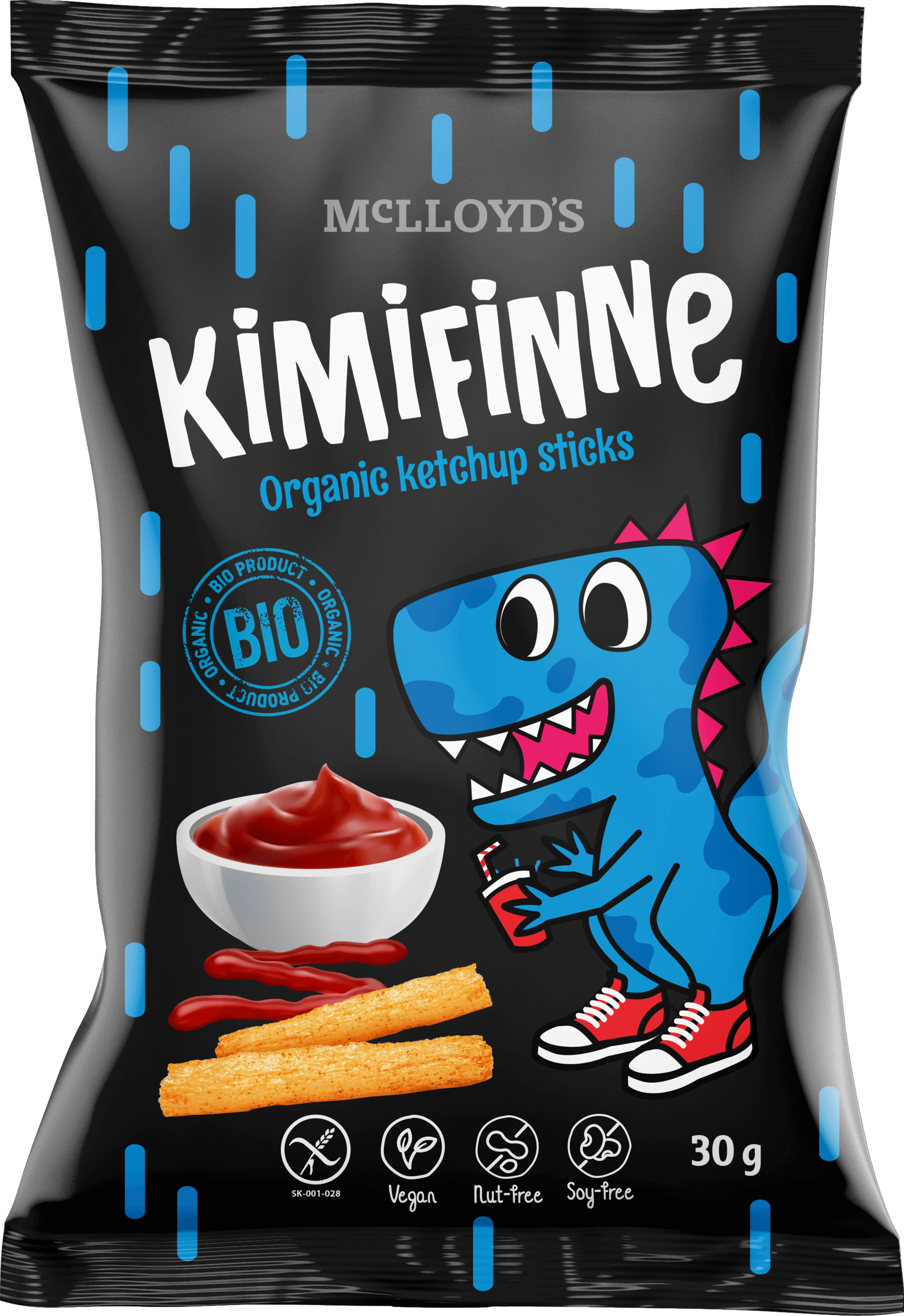 E-shop Kimifinne Snack tyčinky s kečupom BIO 30 g