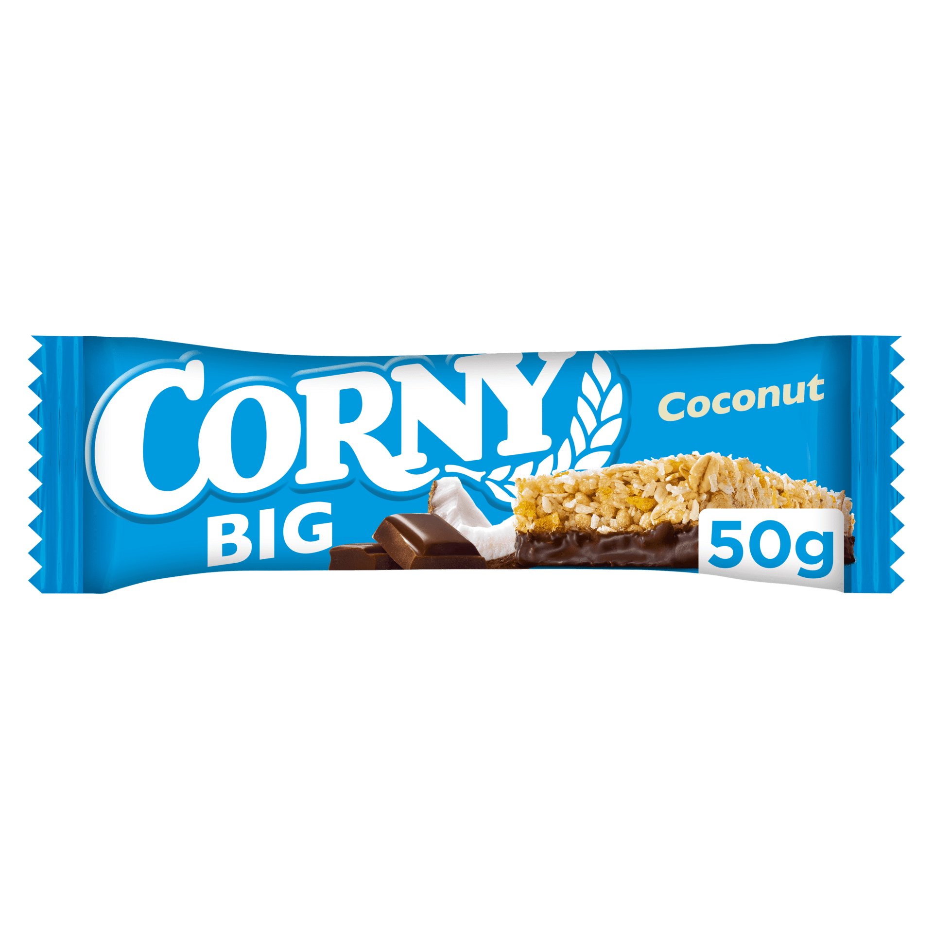 E-shop Corny Big cereální tyčinka kokos v mléčné čokoládě 50 g