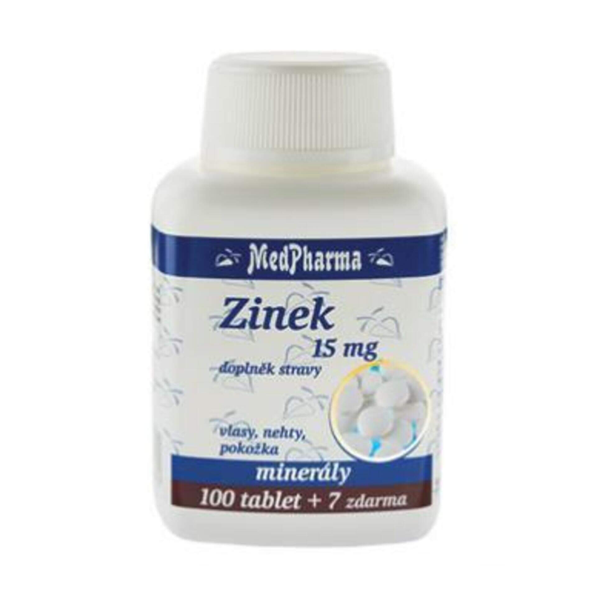 E-shop MedPharma Zinok 15 mg 107 tabliet