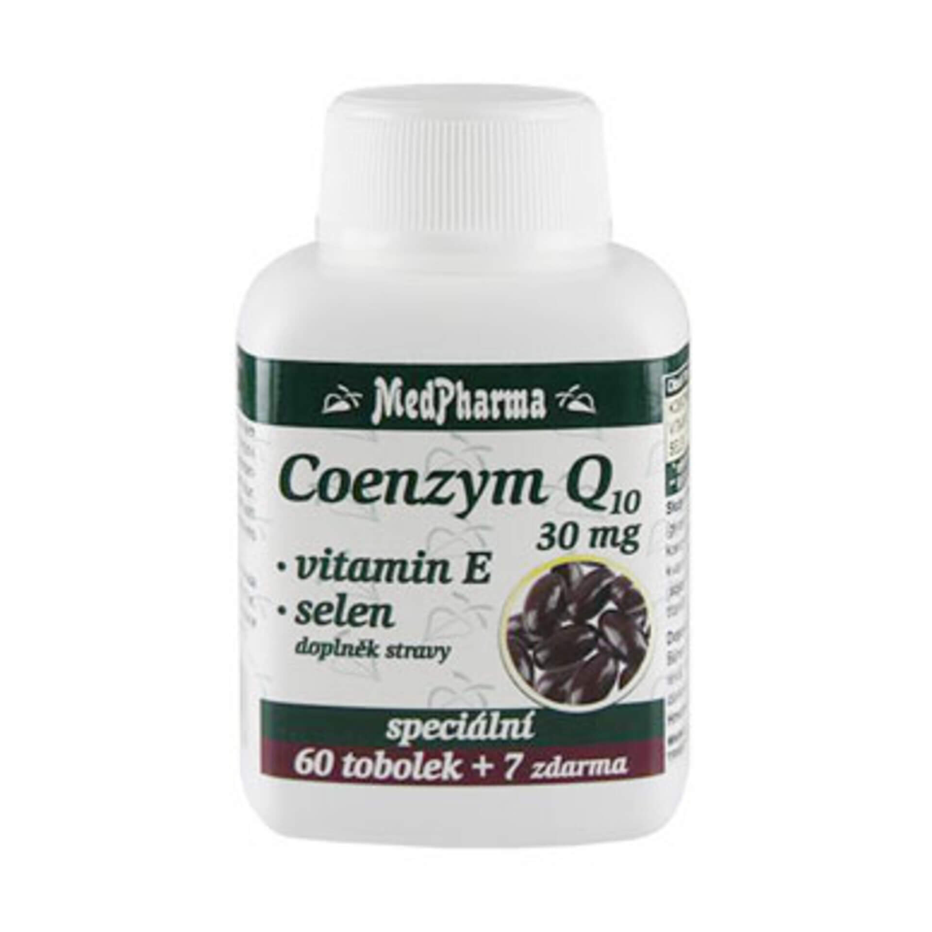 E-shop MedPharma Coenzym Q10 30 mg + vit E + selén 67 tablet