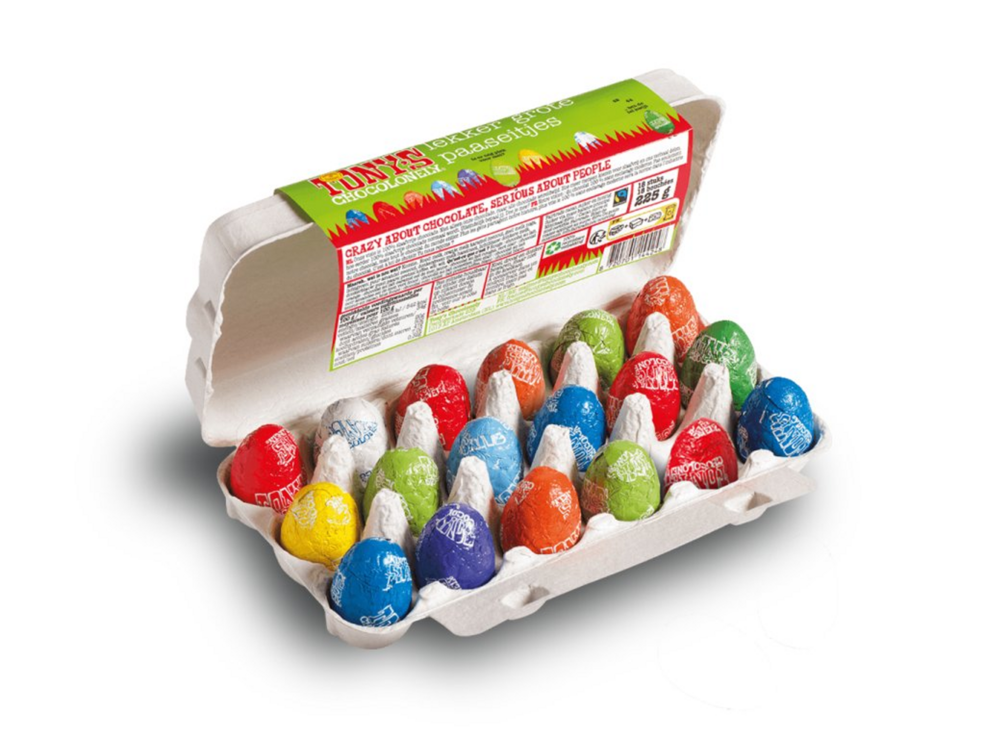 E-shop Tony´s Chocolonely Veľkonočné vajíčka mix 18ks 225 g