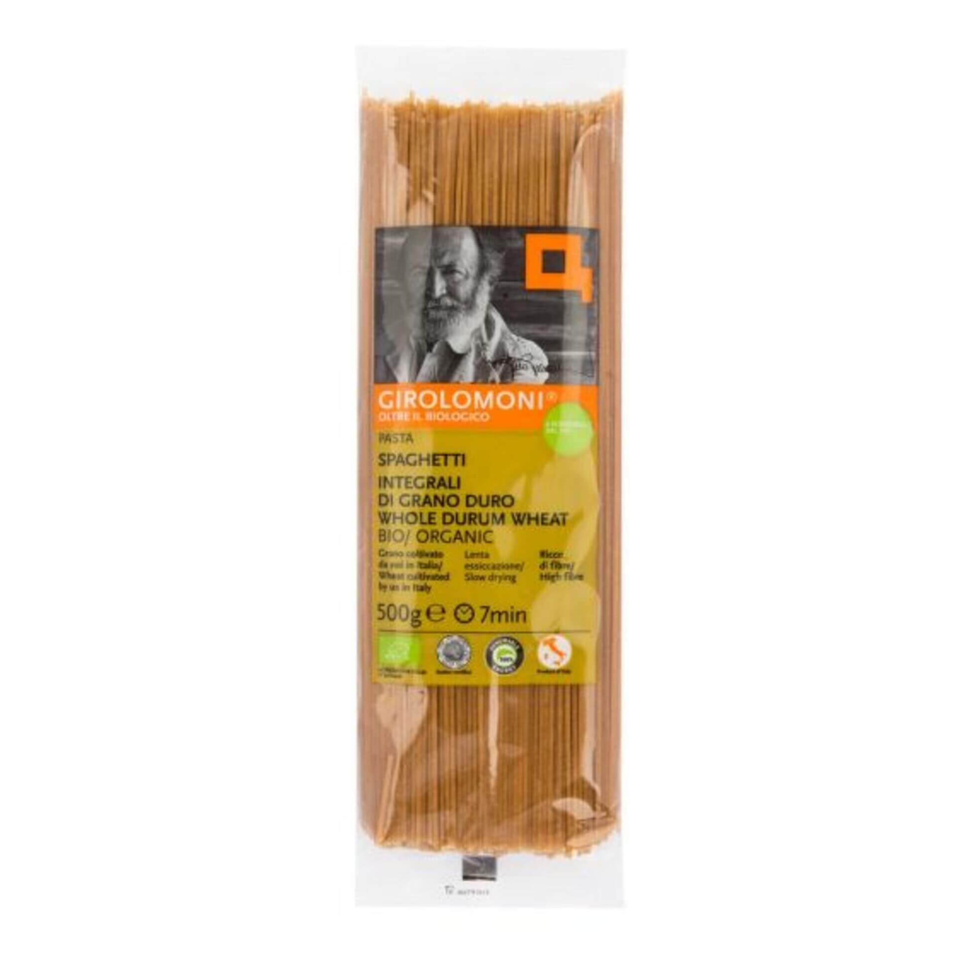 E-shop Girolomoni Cestoviny špagety celozrnné semolinové BIO 500 g