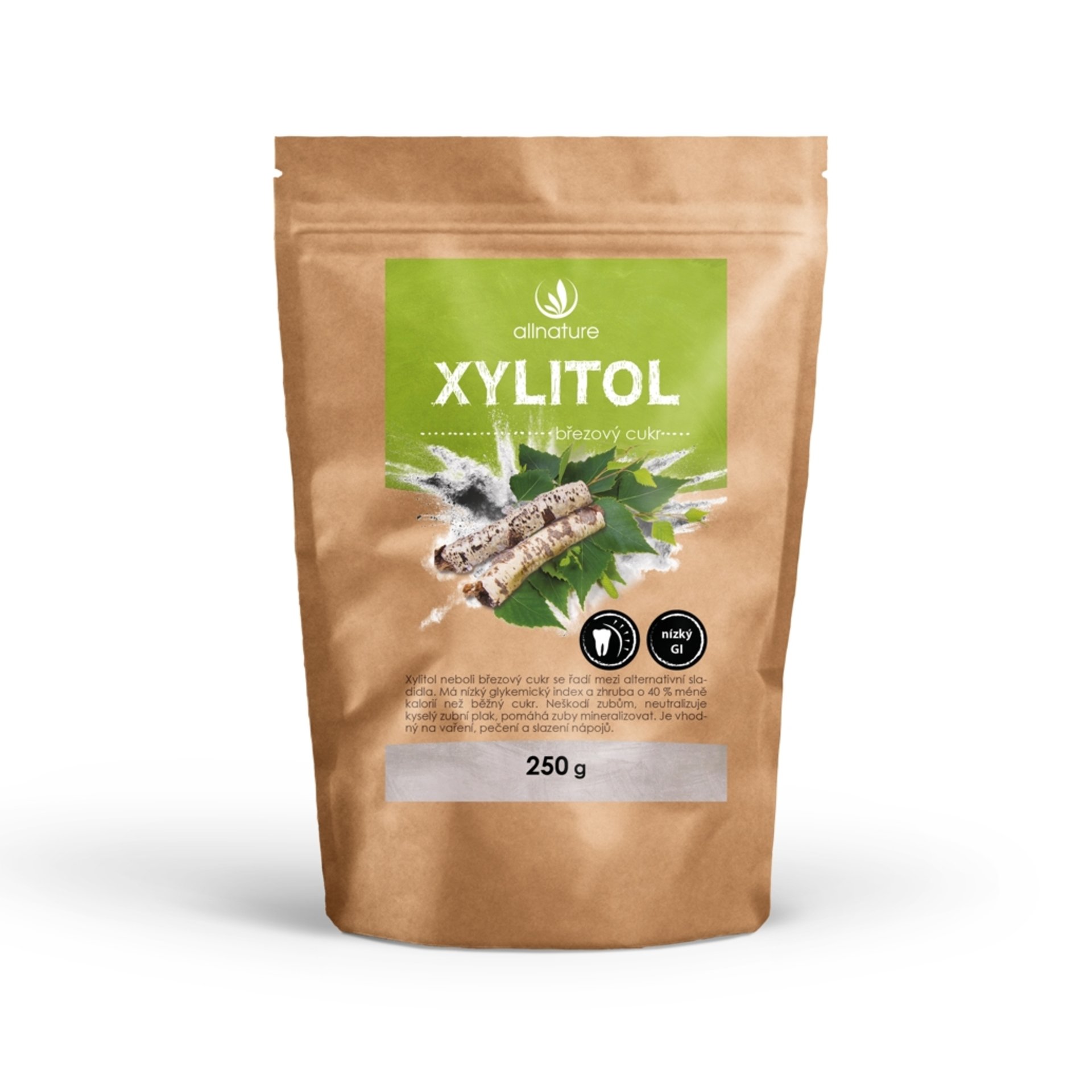 E-shop Allnature xylitol - brezový cukor 250 g