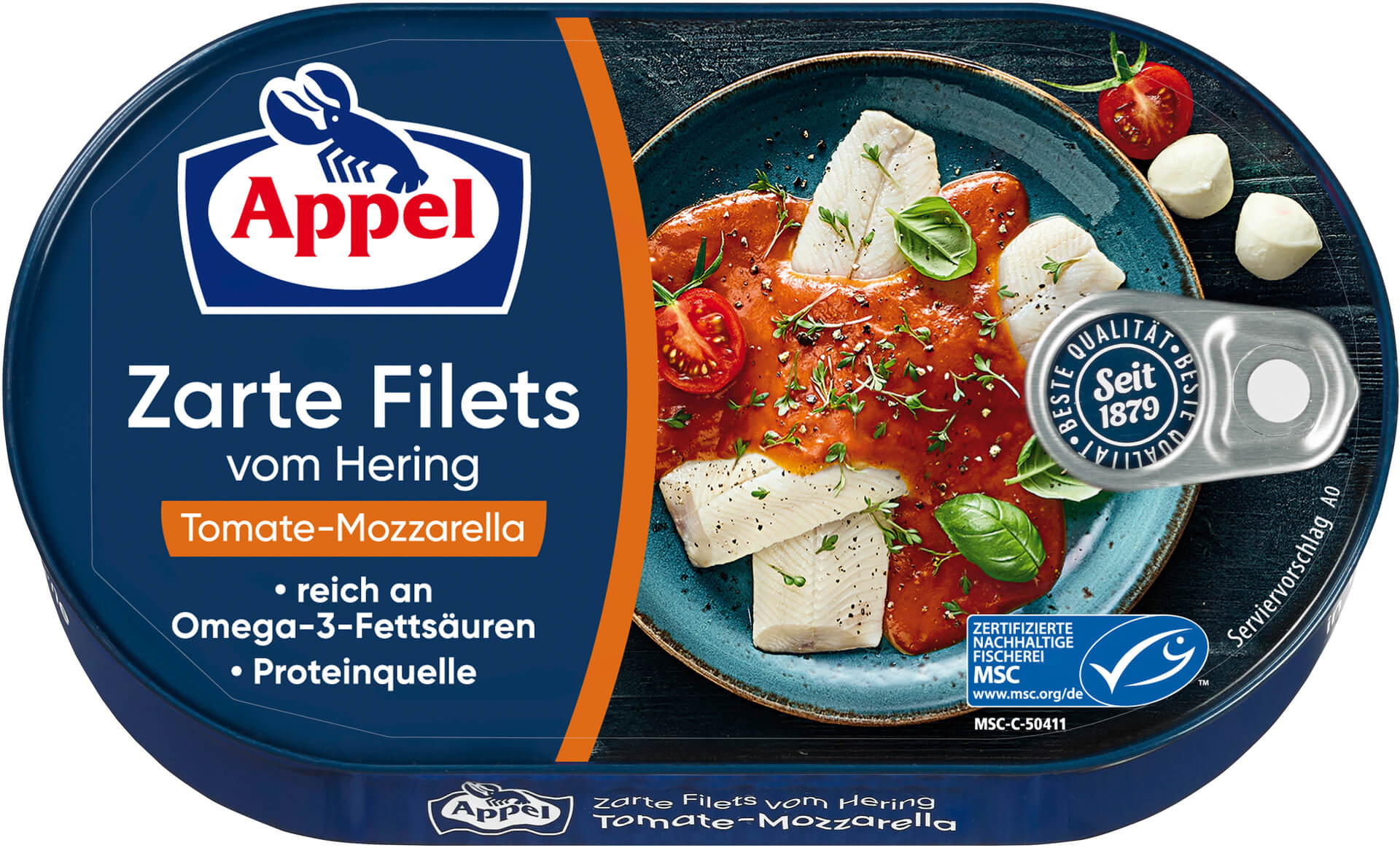 E-shop Appel Filety sleďové s mozzarelou 200 g