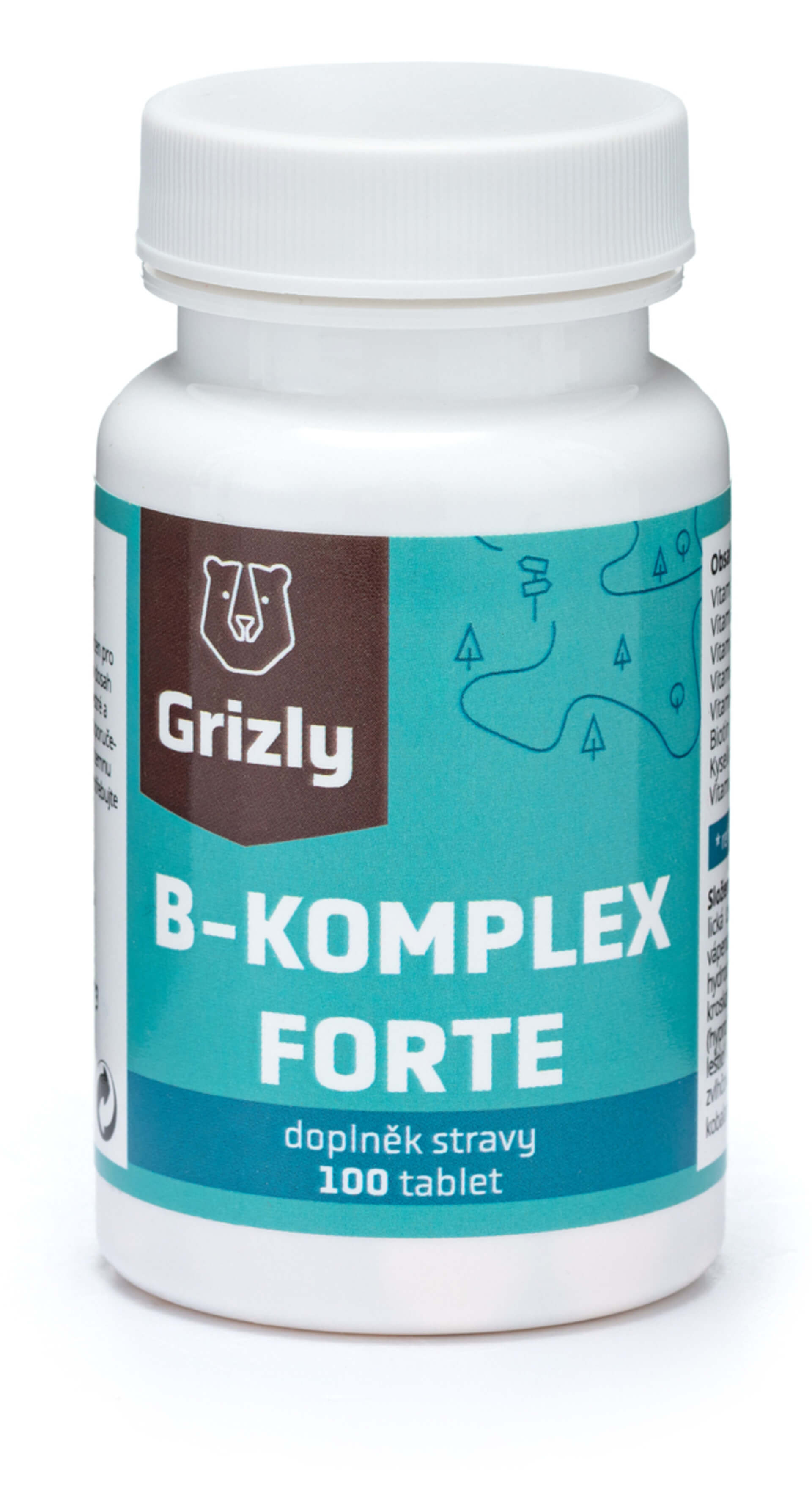 E-shop GRIZLY B-komplex Forte 100 tabliet
