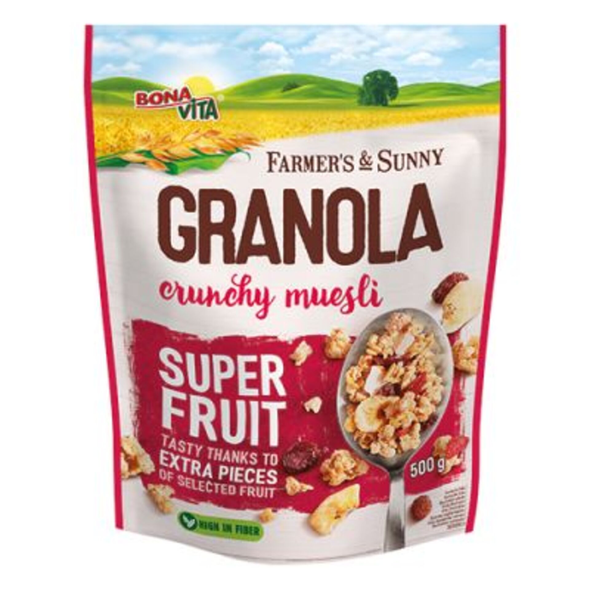 E-shop Bonavita musli Granolové super fruit 500 g