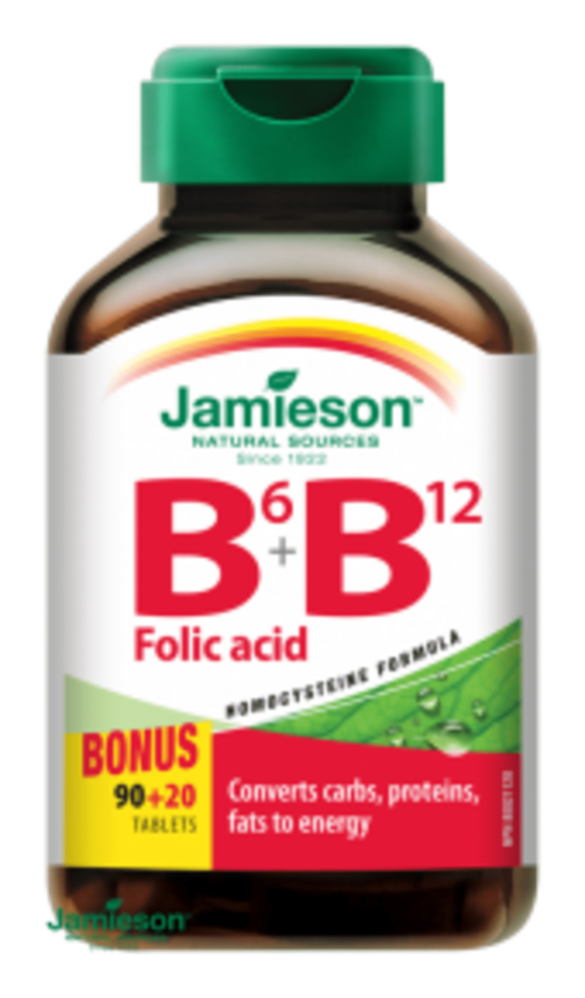 E-shop Jamieson Vitamíny B6, B12 a kyselina listová 110 tabliet (4 mesiace)