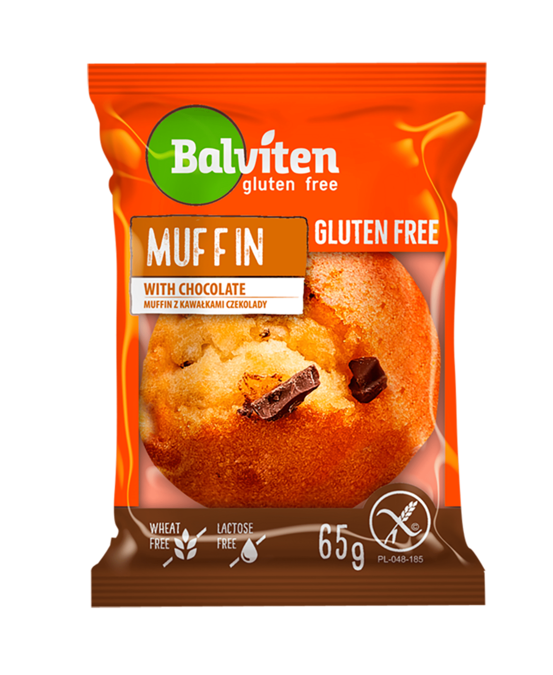E-shop Balviten Muffin svetlý s kúskami čokolády bez lepku 65 g