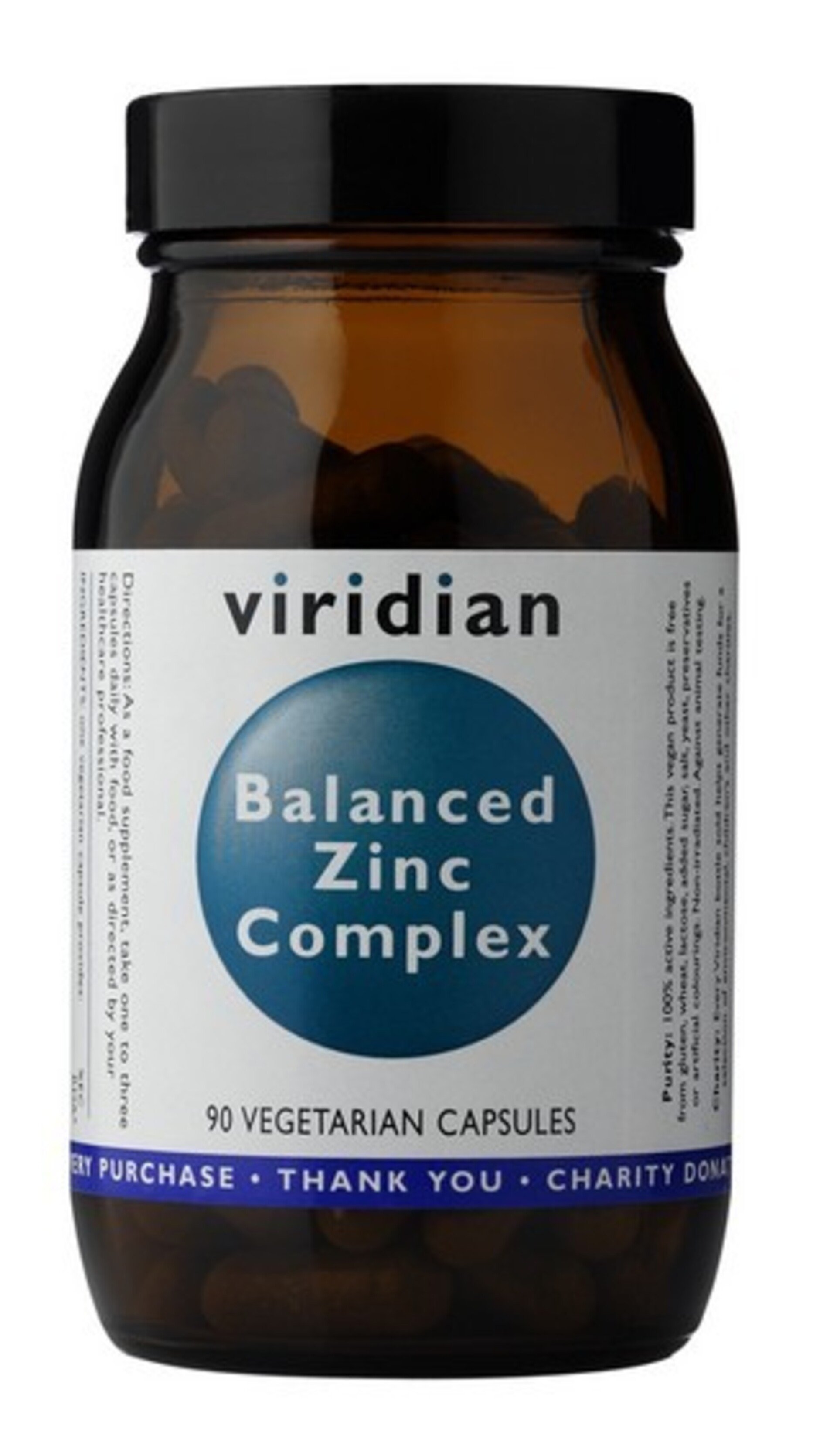 Viridian Balanced Zinc Complex 90 kapsúl