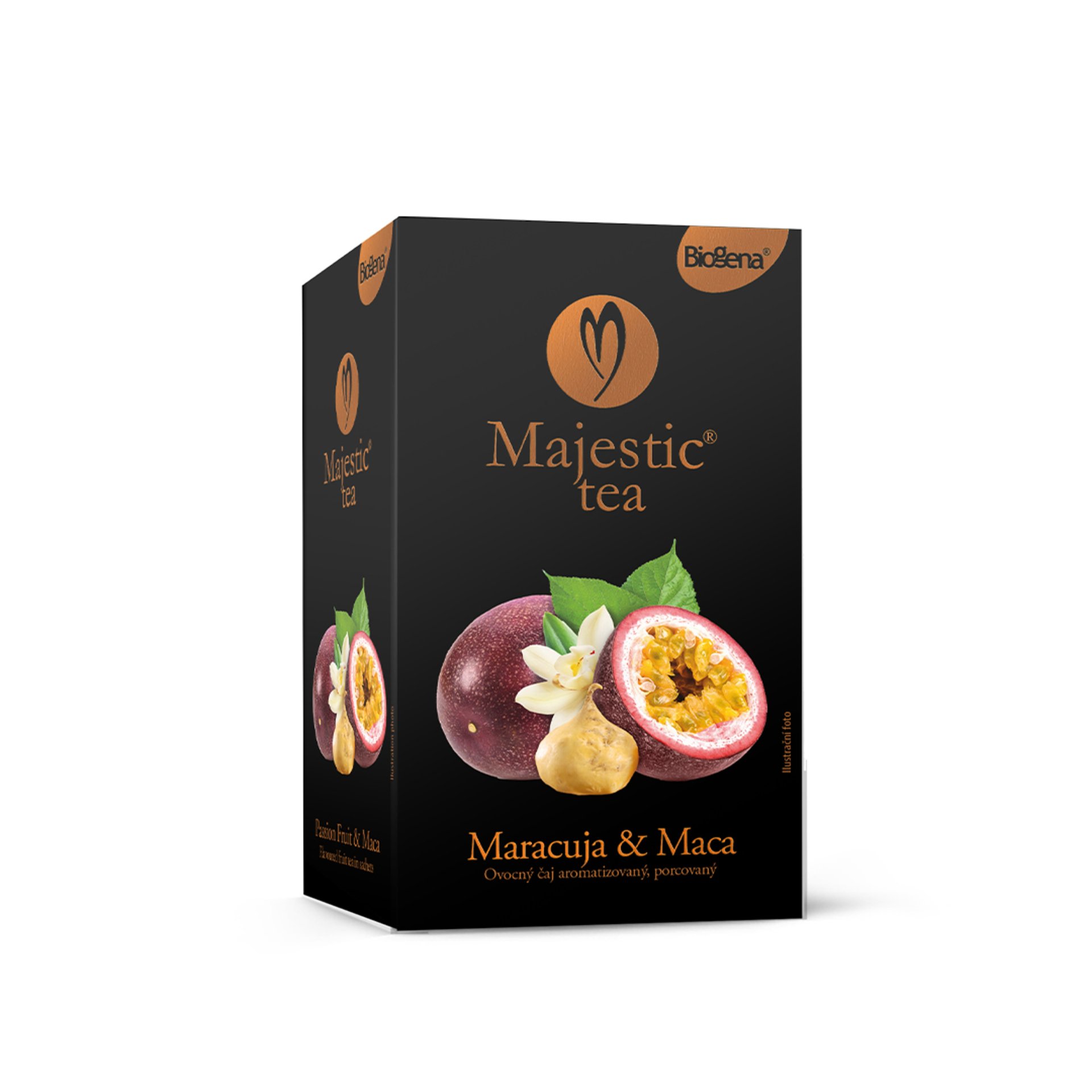 E-shop Biogéna Majestic Tea maracuja a maca 20 sáčkov