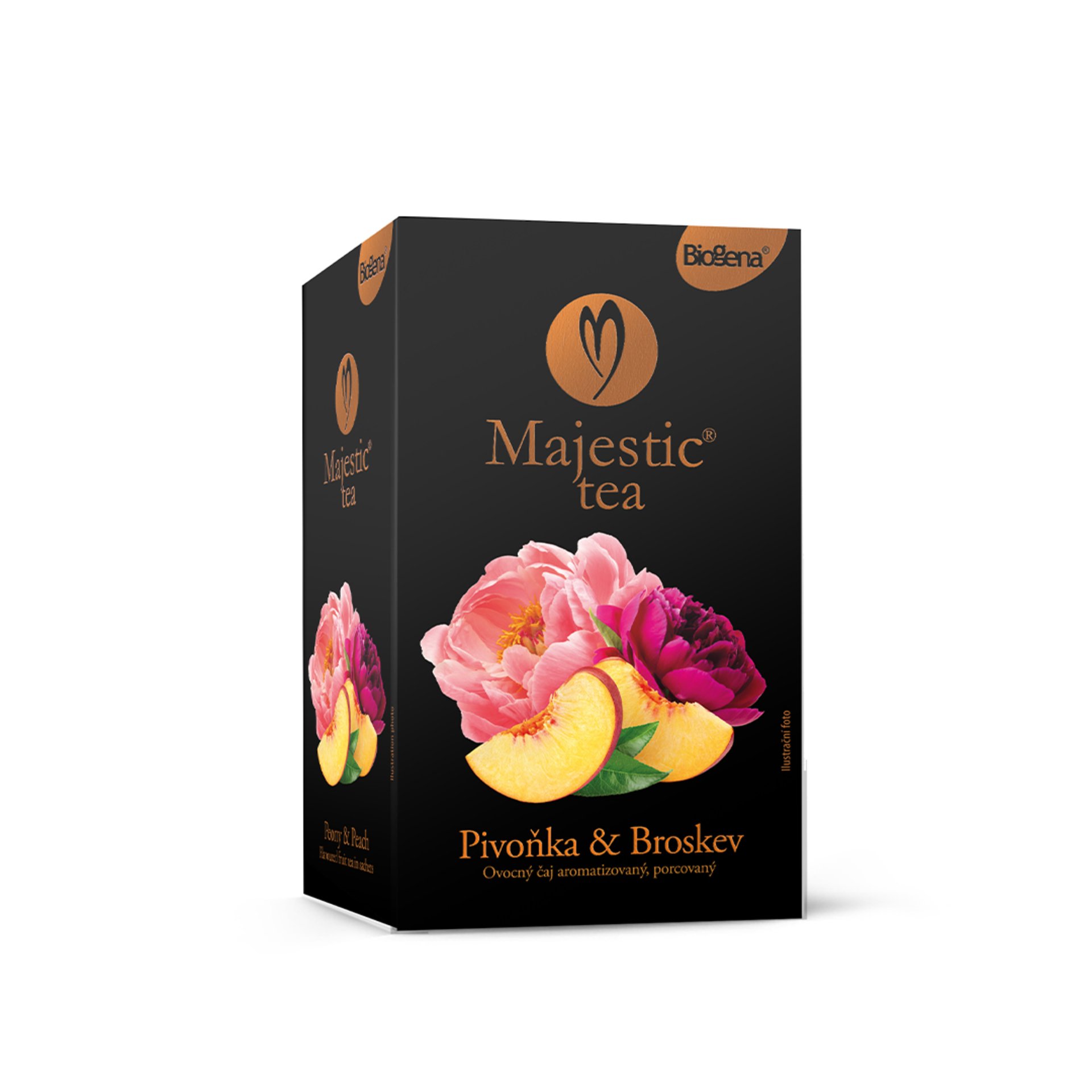 E-shop Biogéna Majestic Tea pivonka a broskyňa 20 sáčkov