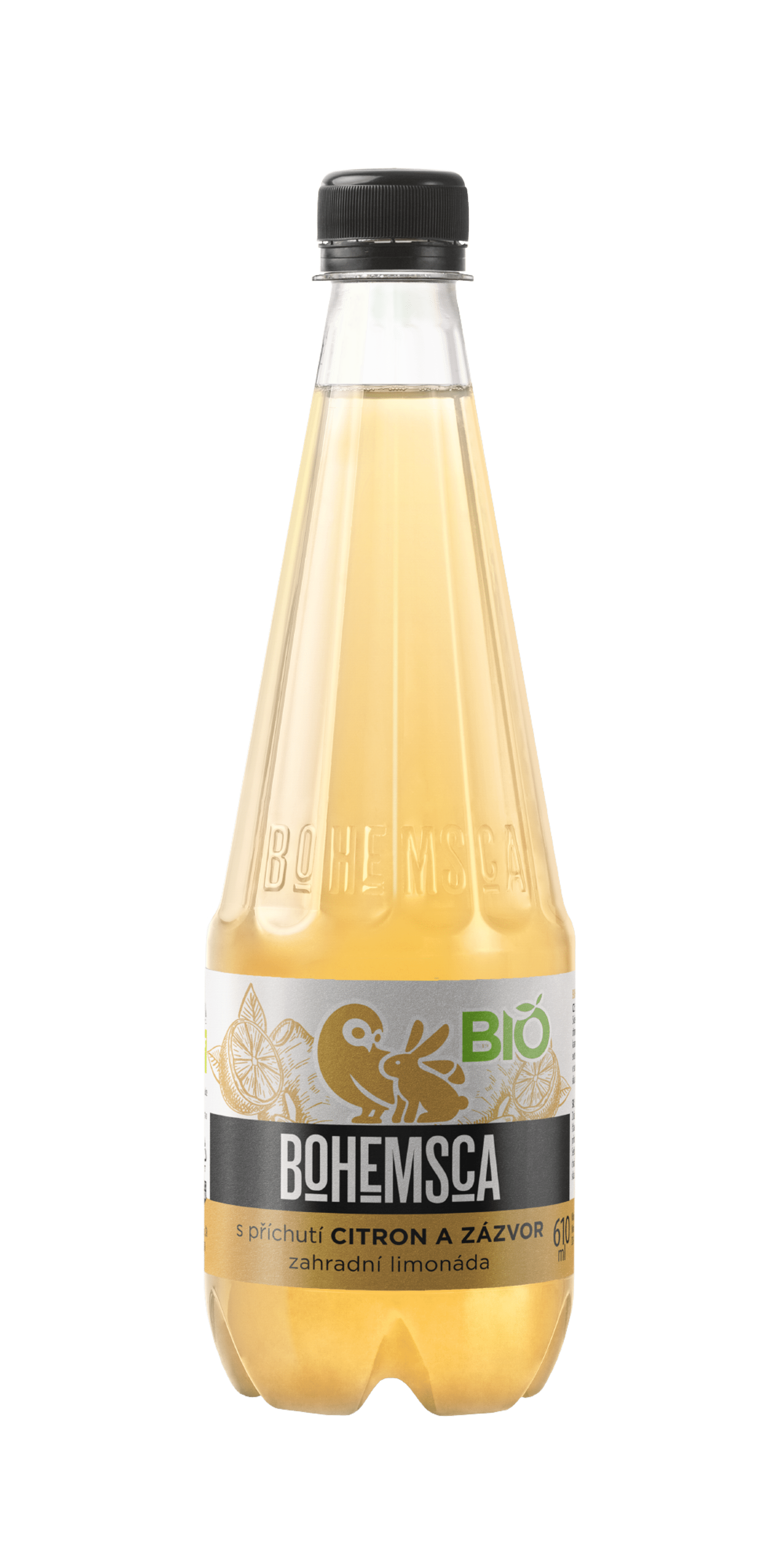 E-shop Bohemsca Záhradná limonáda citrón a zázvor pet BIO 610 ml