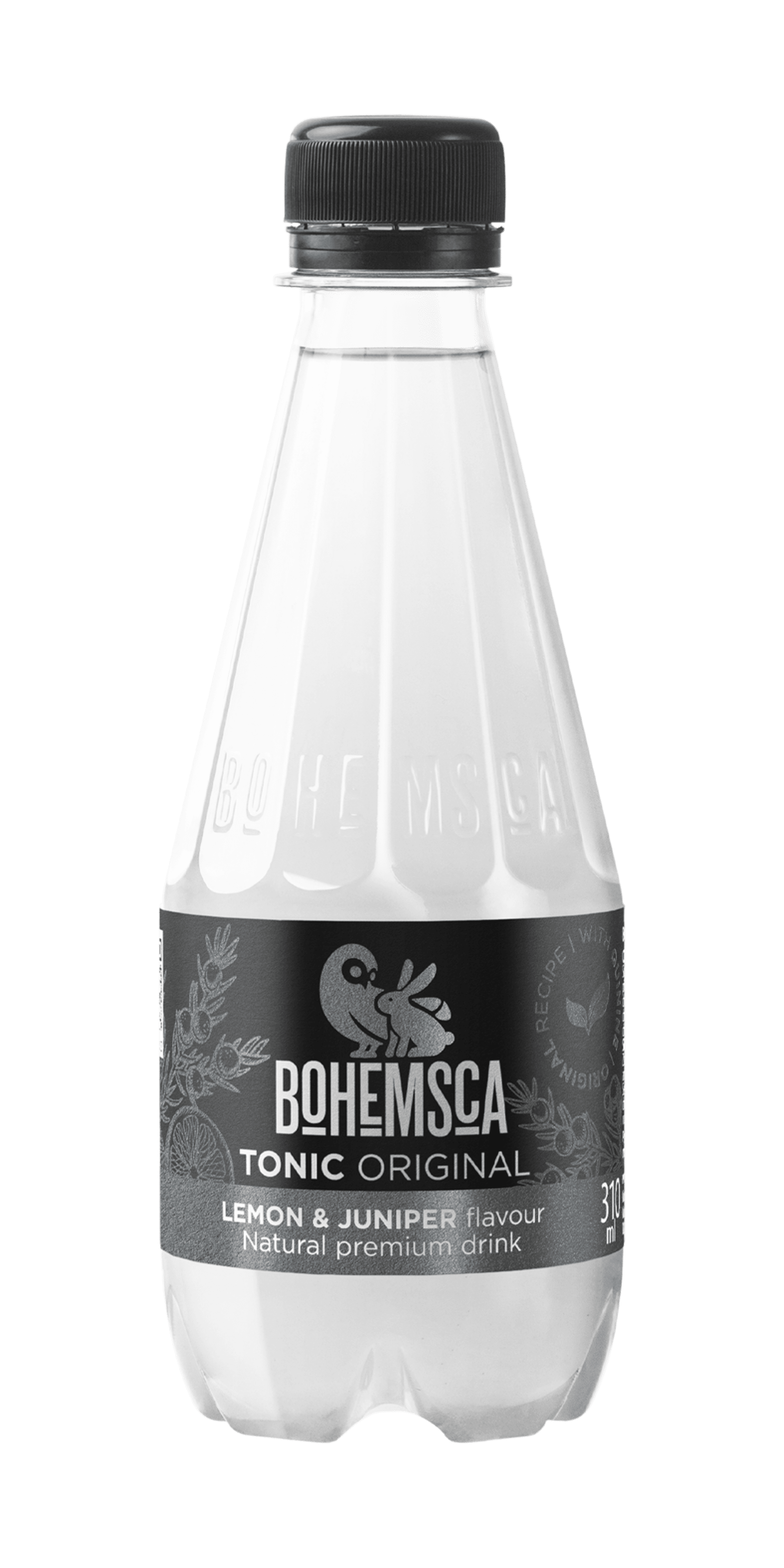 Bohemsca Tonic original borievka a citrón pet 310 ml