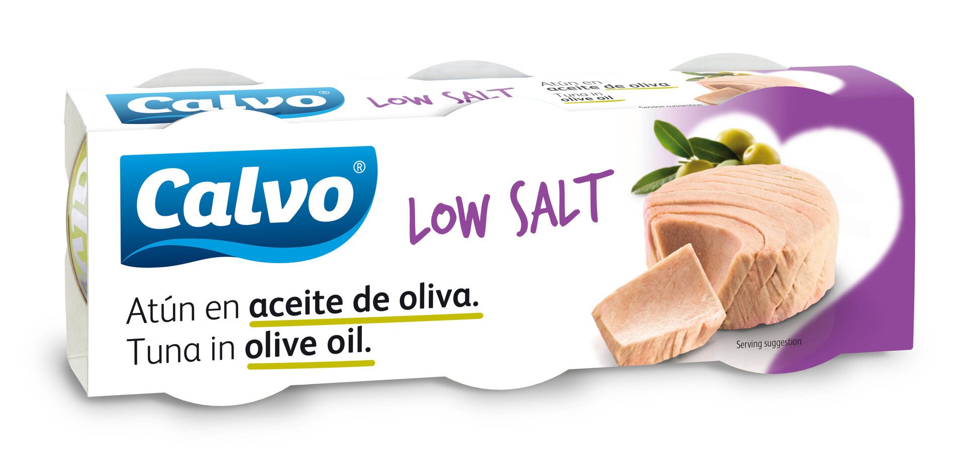 E-shop CALVO Tuniak v olivovom oleji s nízkym ob. soli 3x80 g