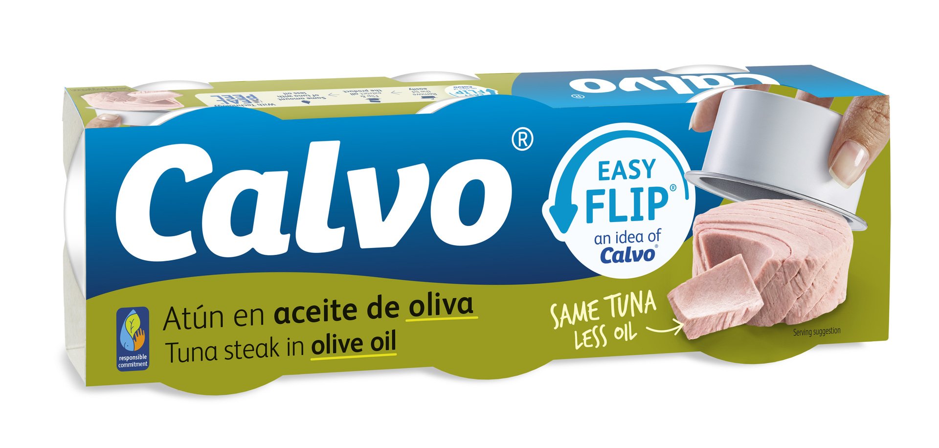 Calvo Tuniak v olivovom oleji 3x65 g