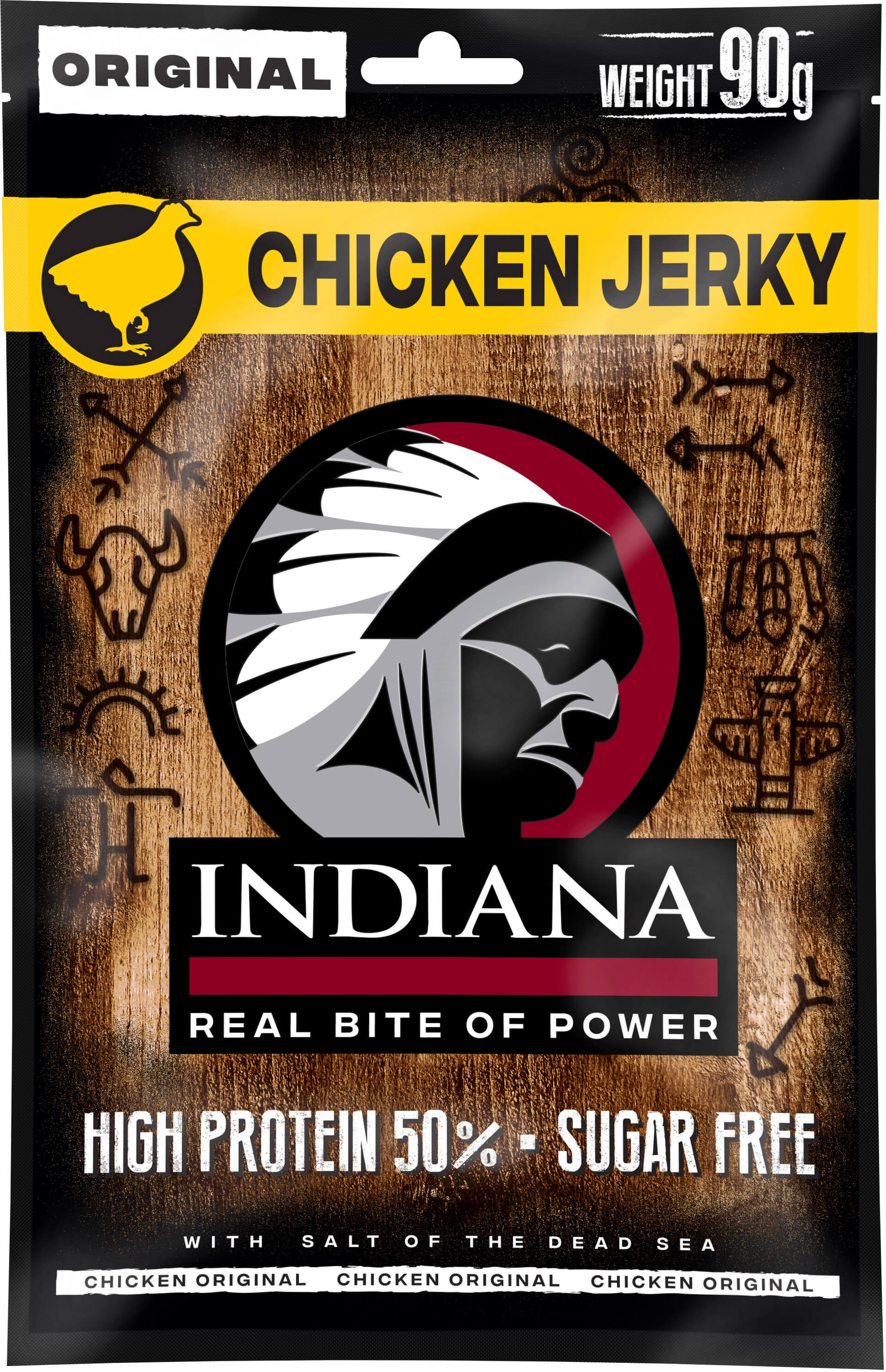 E-shop Indiana Jerky Kuracie originál 90 g