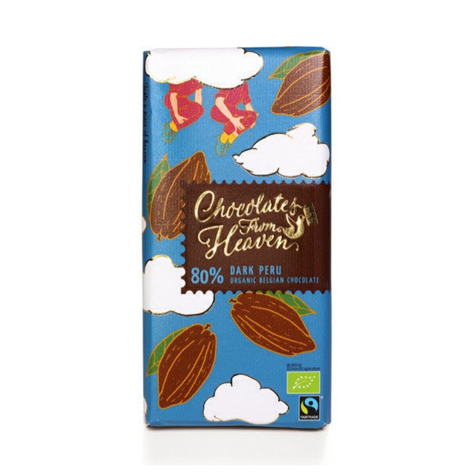 Chocolates From Heaven Horká čokoláda Peru 80% BIO 100 g
