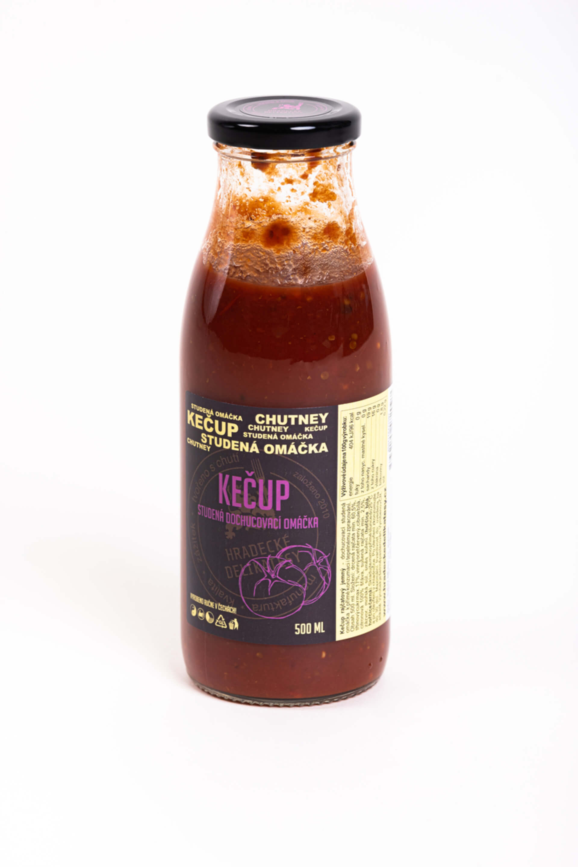 Hradecké delikatesy Kečup jemný 500 ml