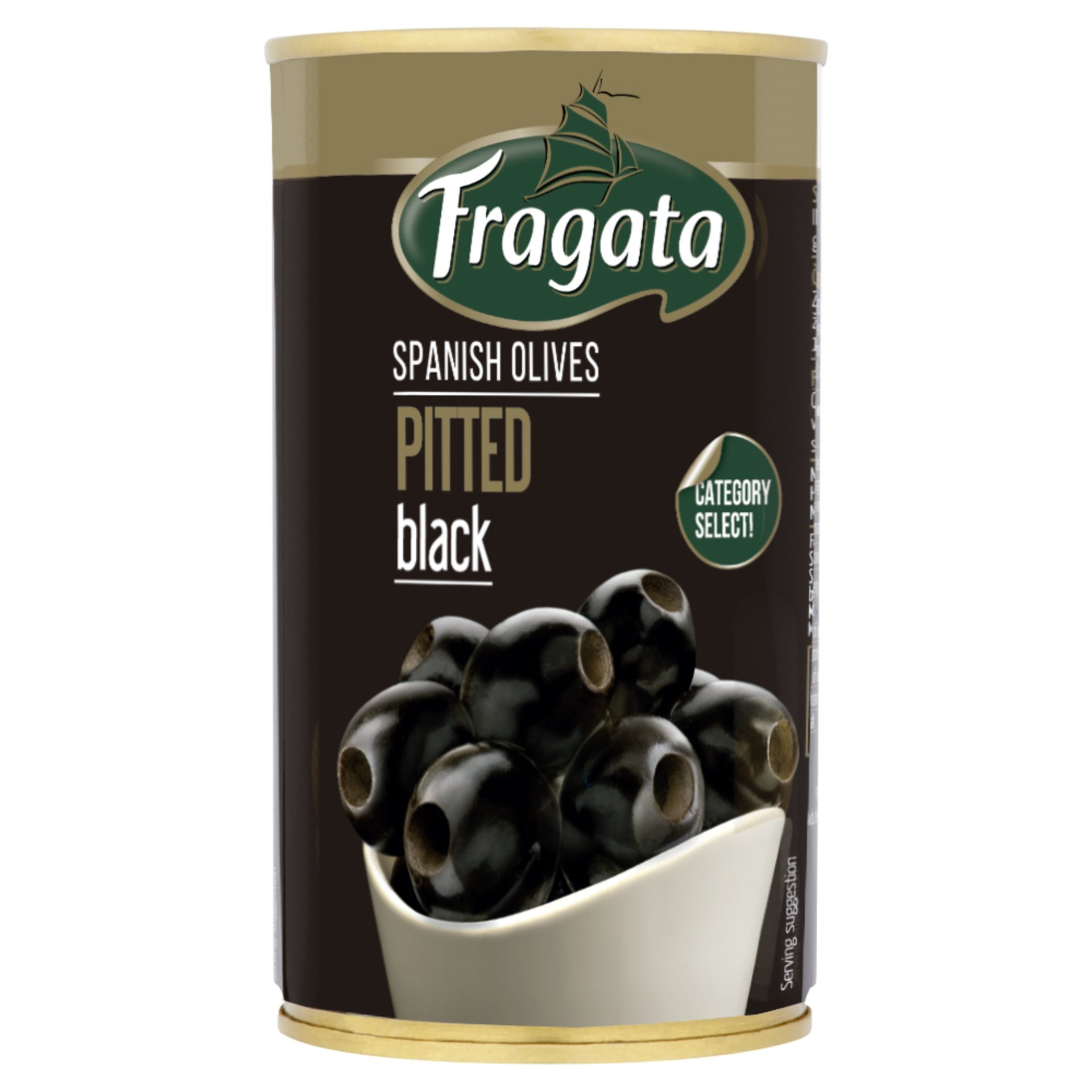 E-shop Fragata Čierne olivy bez kôstky 350 g