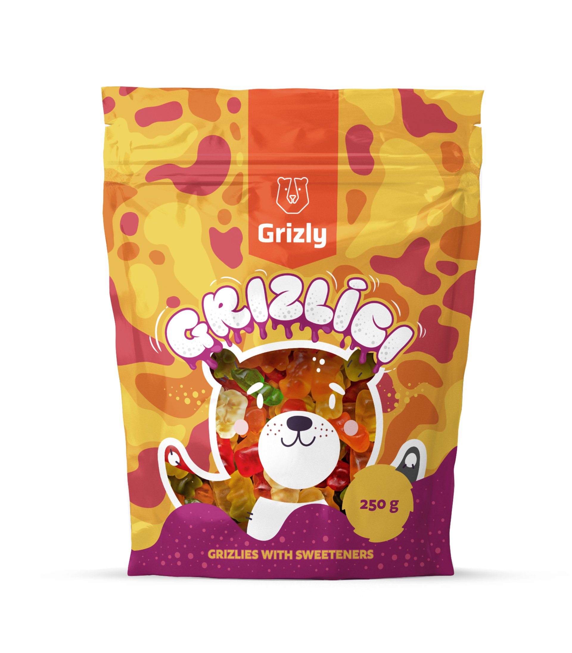 E-shop GRIZLY Grizlíci so stéviou XXL 250 g