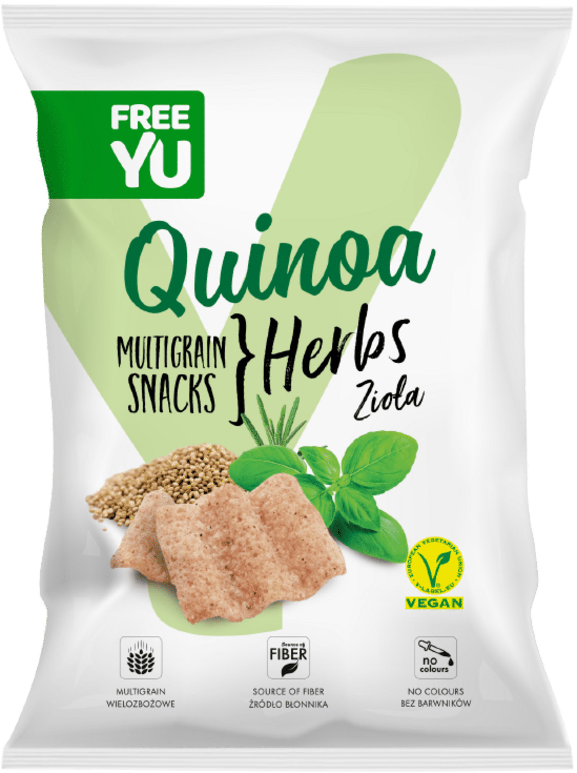 E-shop FreeYu Quinoa multigrain snack Herbs 70 g