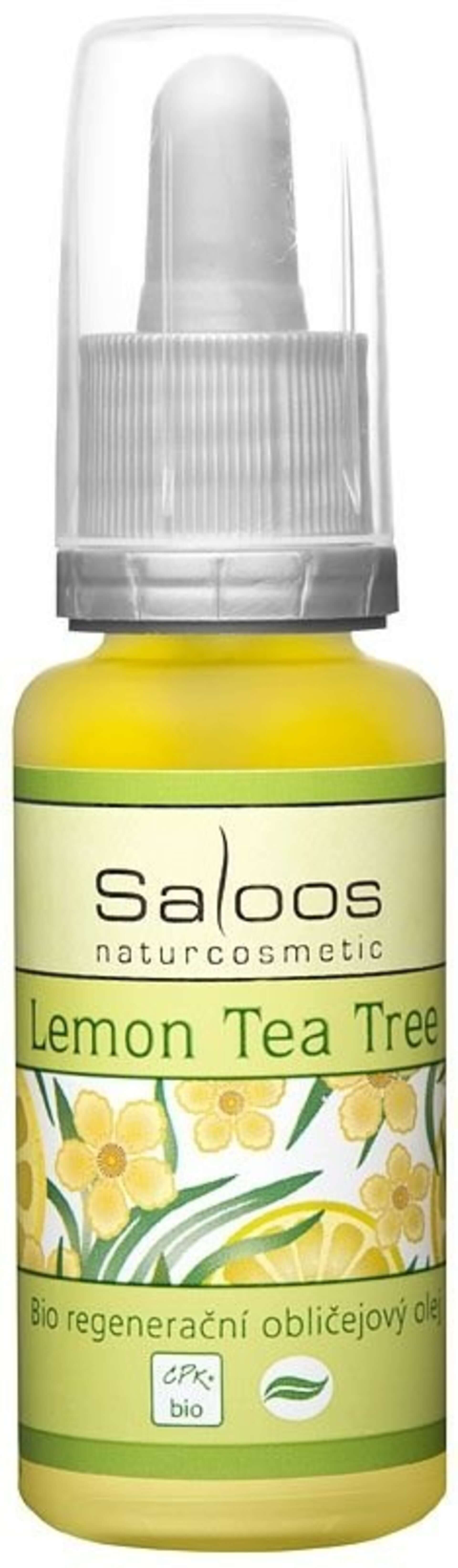 E-shop Saloos Bio regeneračný pleťový olej Lemon Tea Tree 20 ml