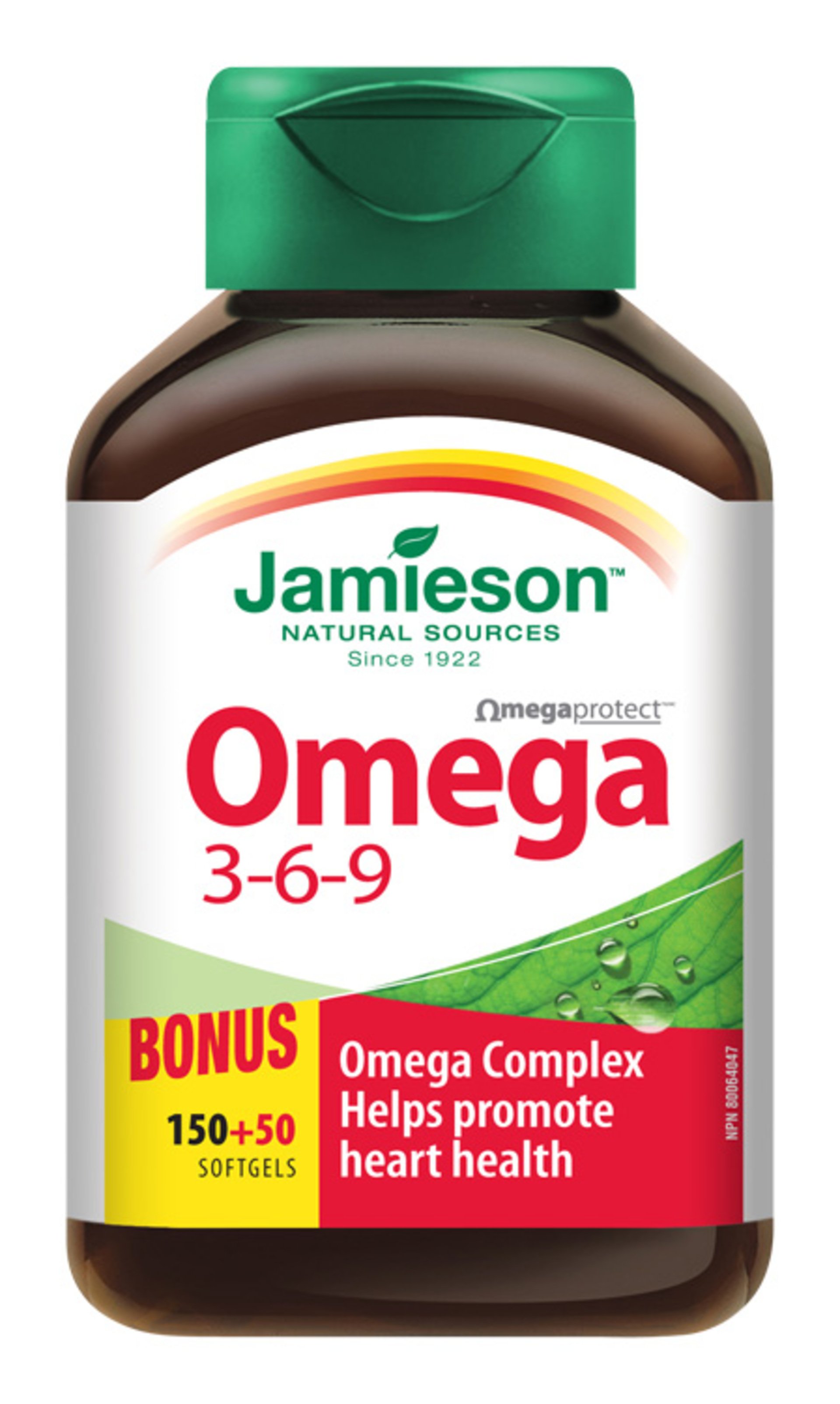 E-shop Jamieson Omega 3-6-9 1200 mg 150 + 50 kapslí