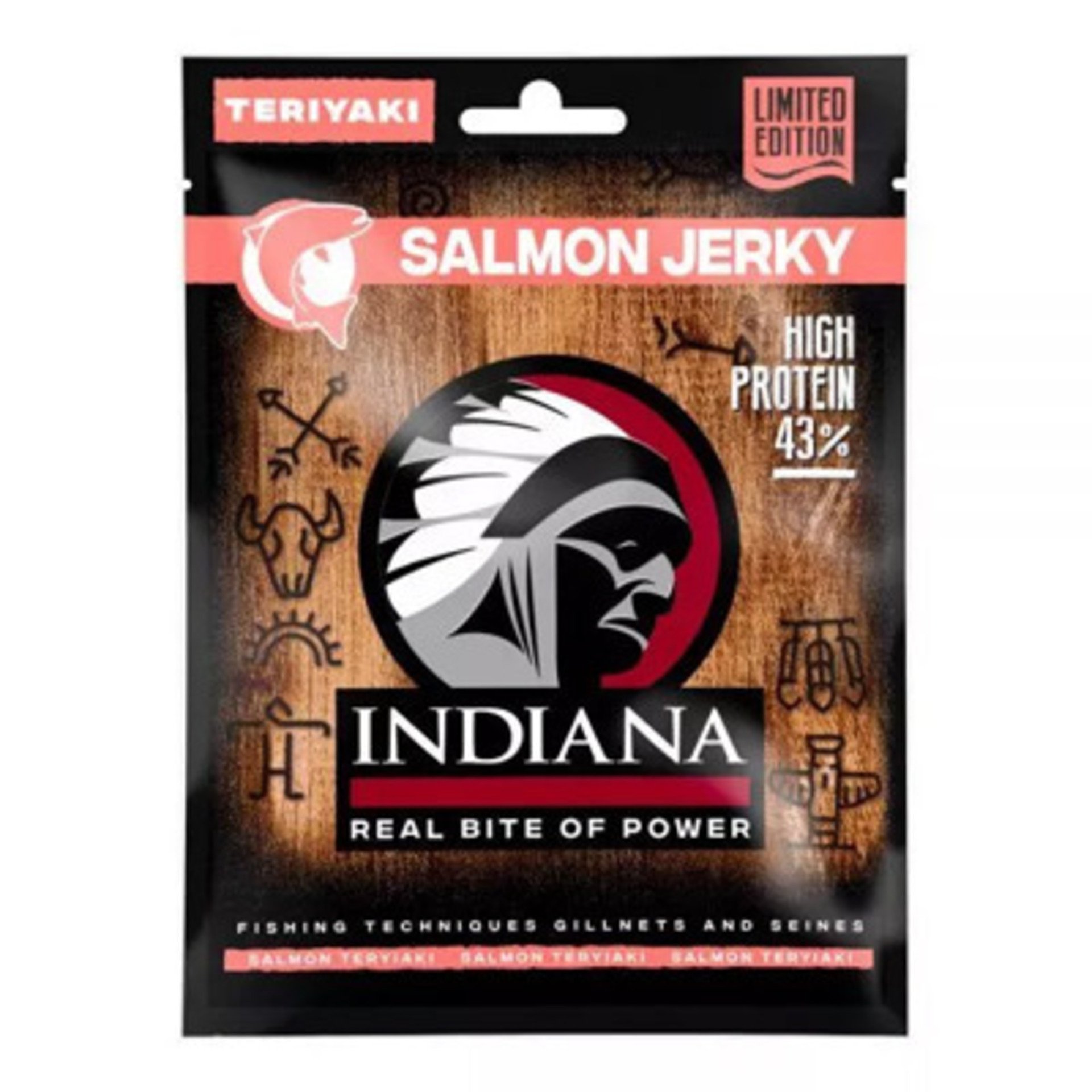 E-shop Indiana Jerky Salmon Teriyaki 15 g