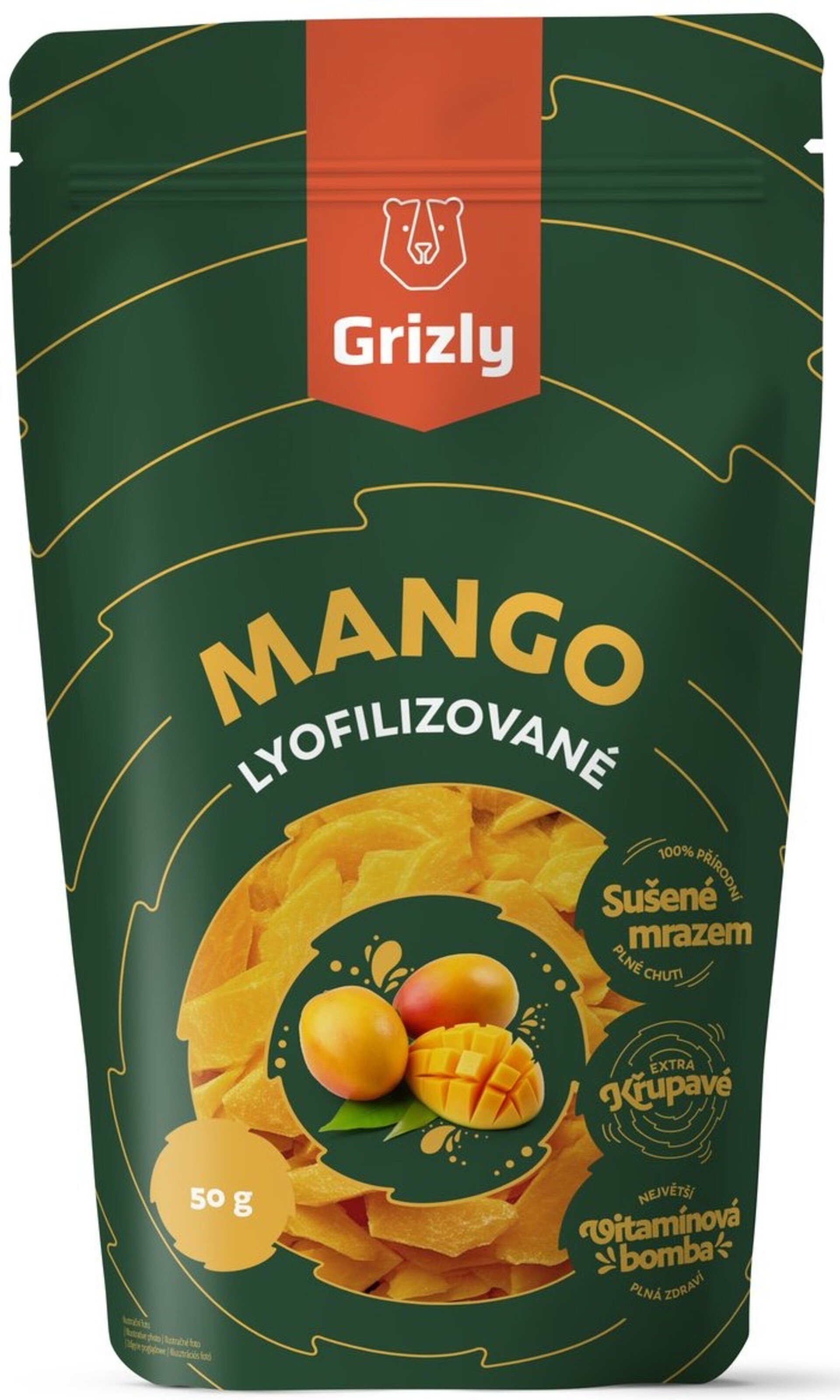 E-shop GRIZLY Mango lyofilizované 50 g