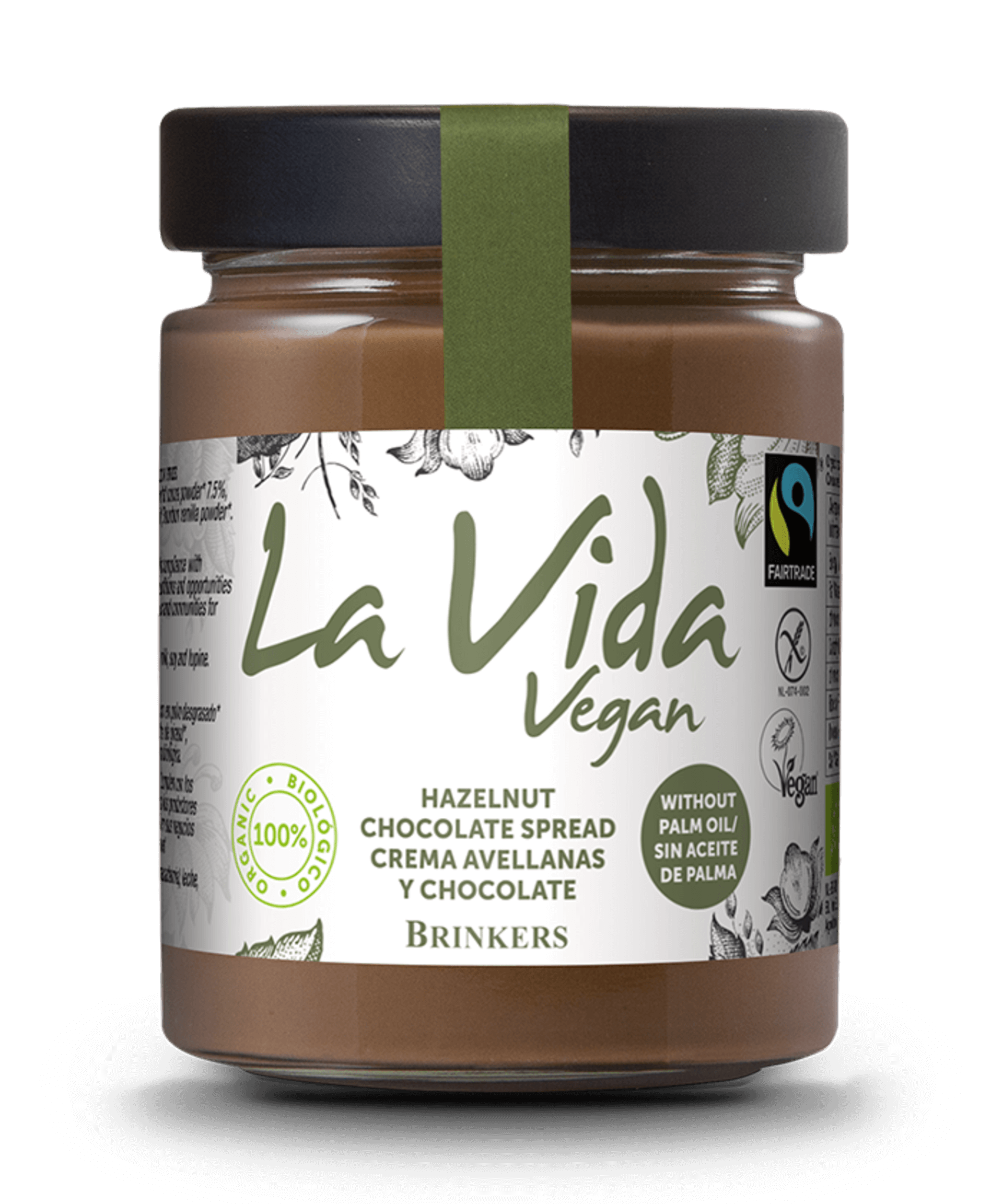 E-shop La Vida Vegan Čokoládovo - lieskovooriešková nátierka 270 g BIO