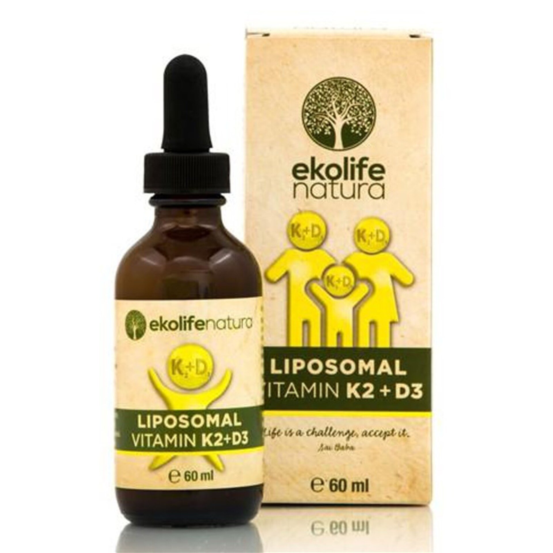 E-shop Ekolife Natura Liposomal Vitamín K2 + D3 60 ml