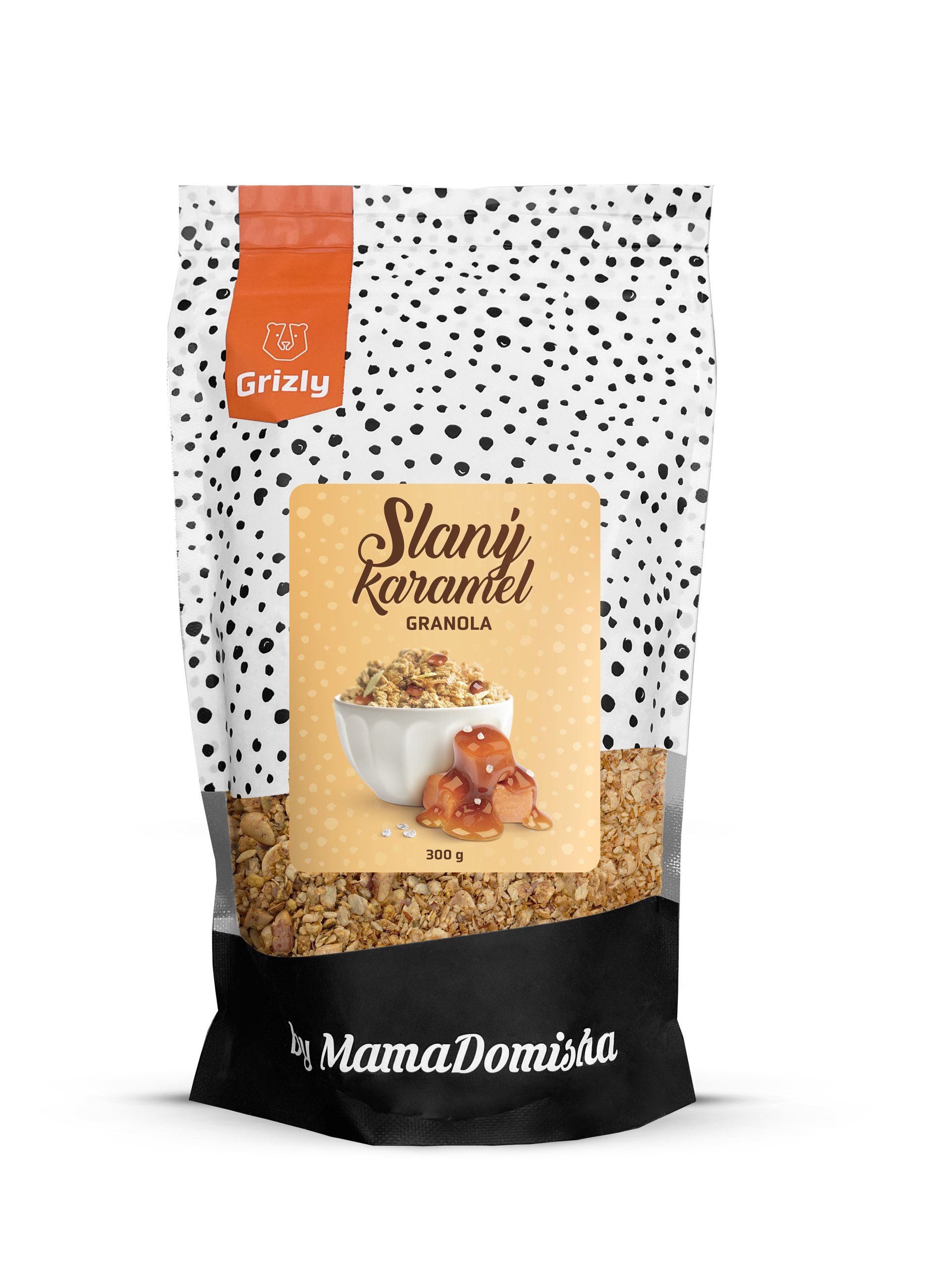 E-shop GRIZLY Granola Slaný karamel by @mamadomisha 300 g
