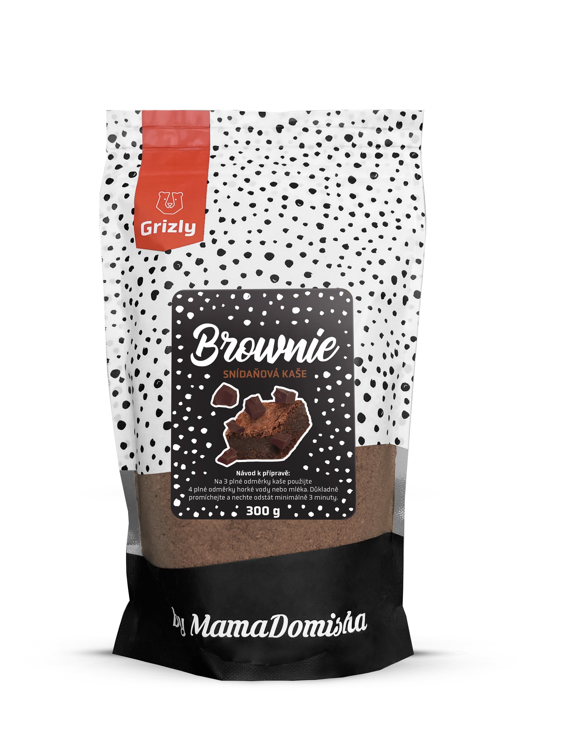E-shop GRIZLY Kaša Brownie by @mamadomisha 300 g