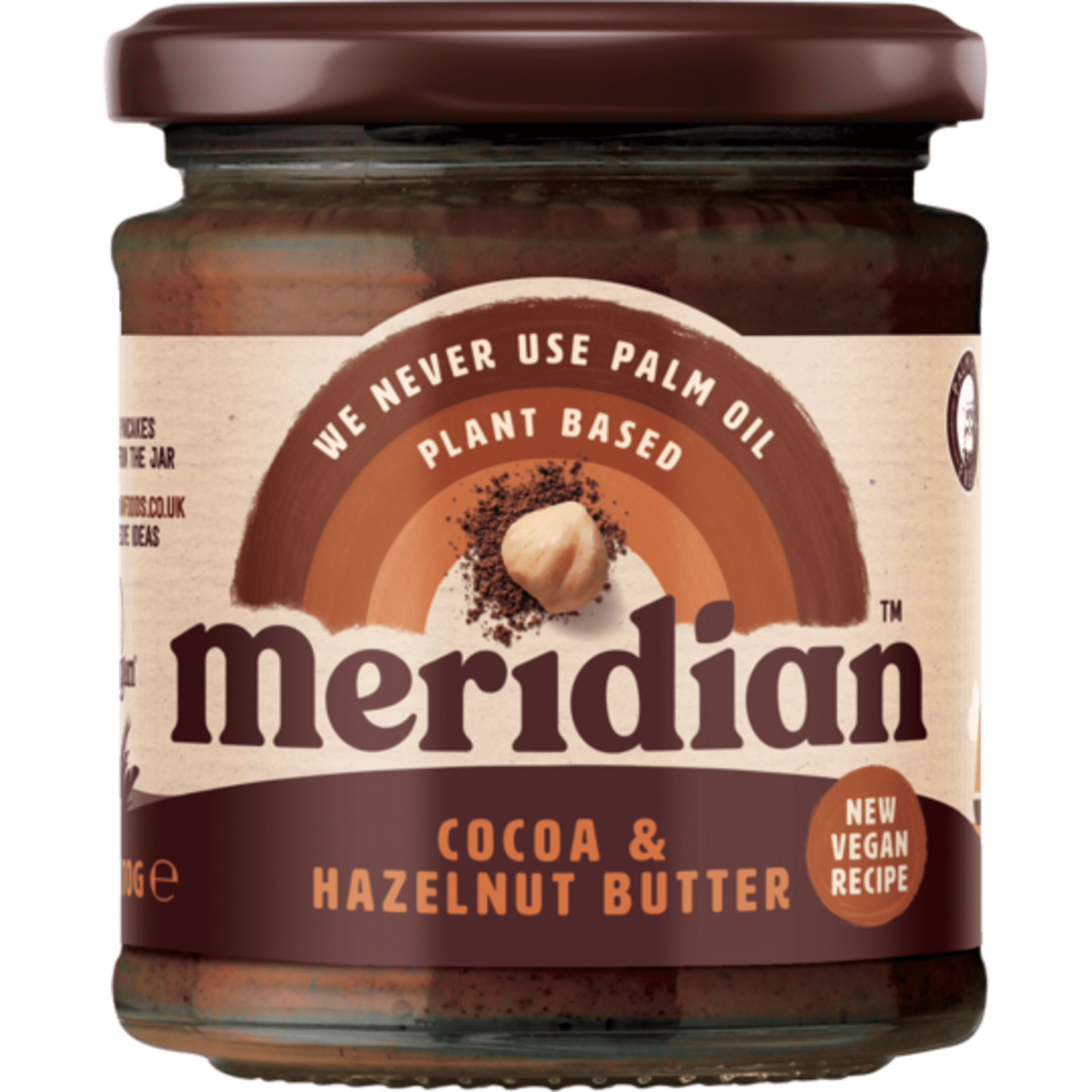 E-shop Meridian lieskovoorieškové maslo s kakaom 170 g